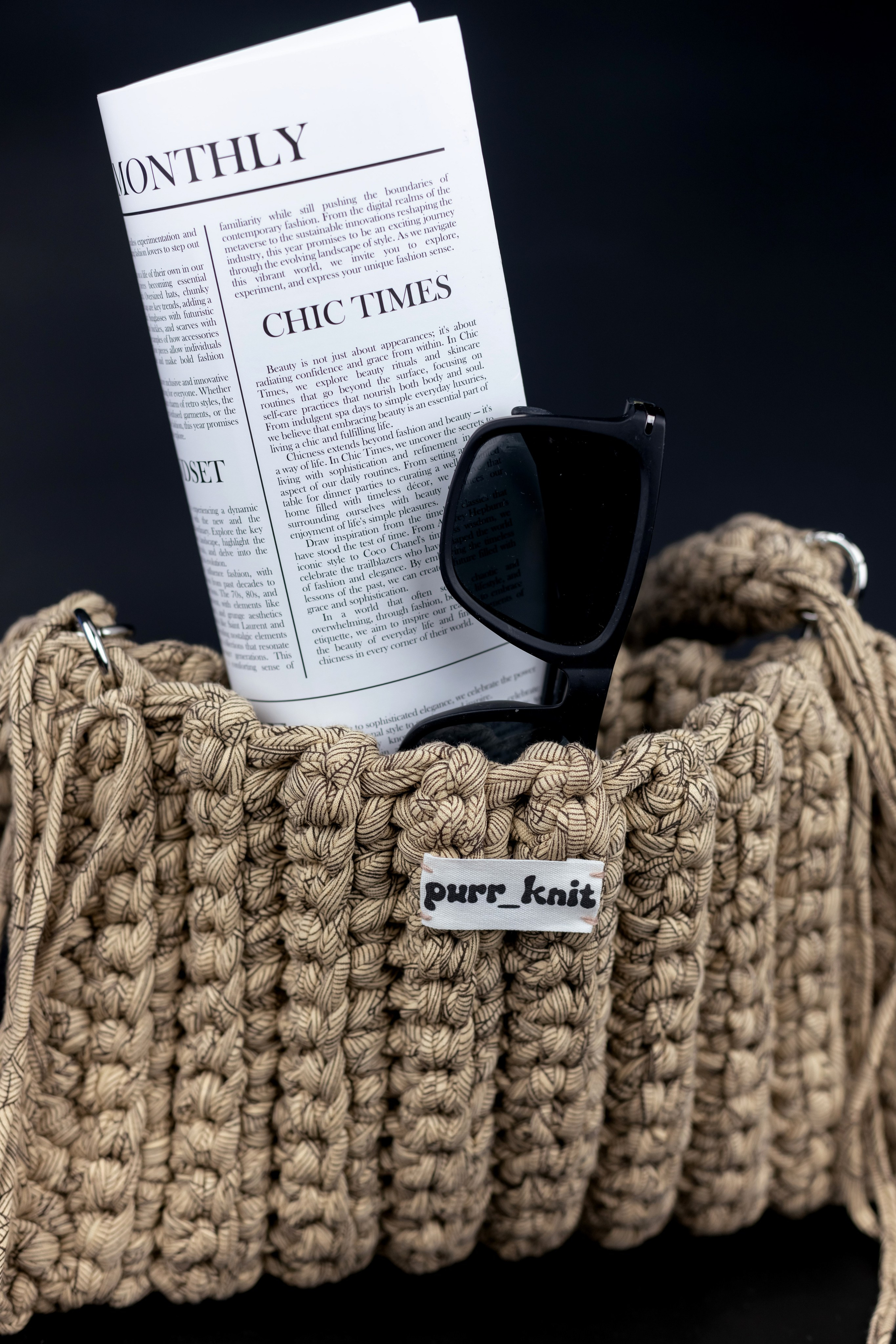 Бренд сумок Purr knit. Фотограф Полина Закирова