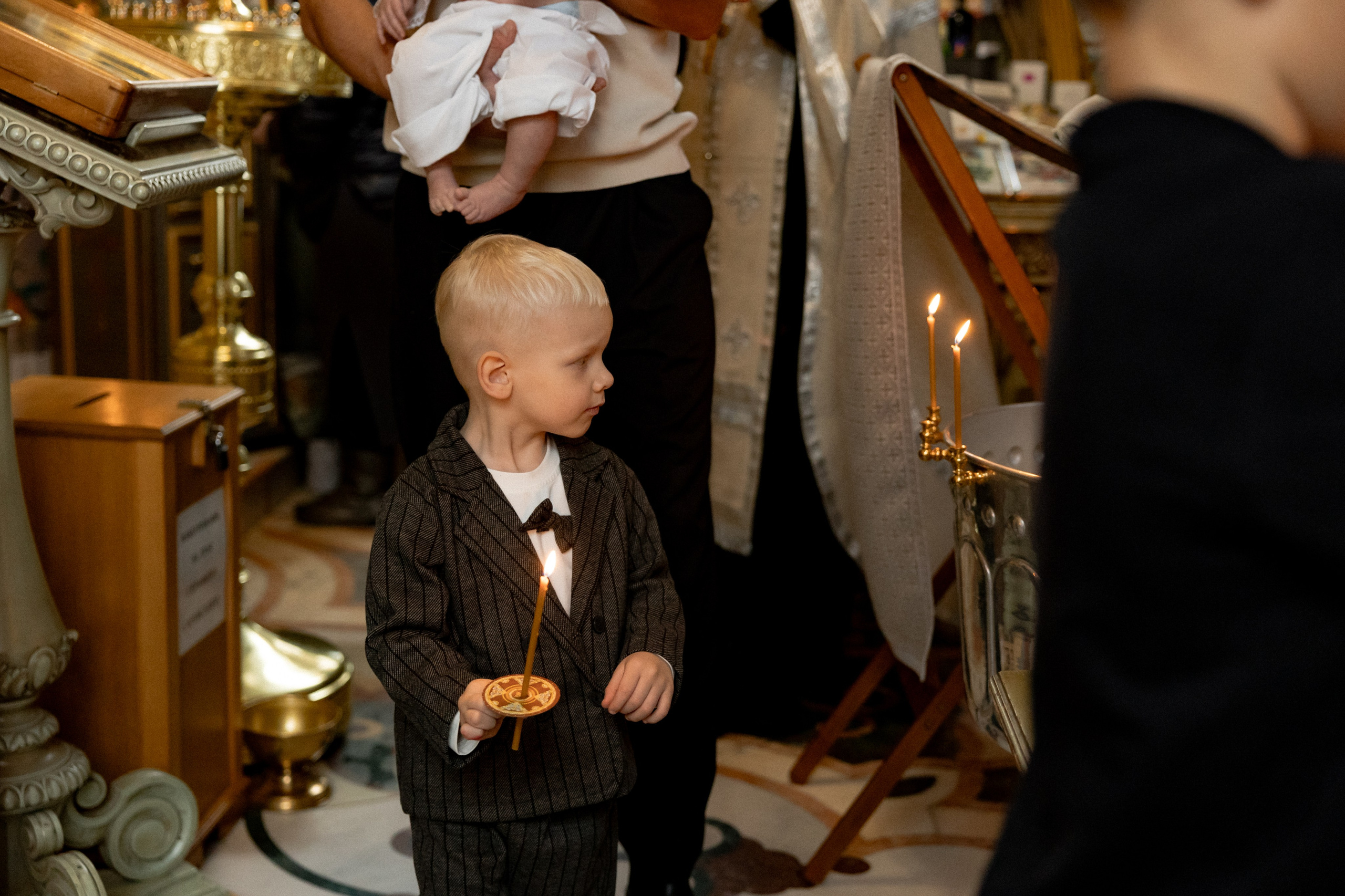 Крещение Ивана в часовне Серафима Саровского