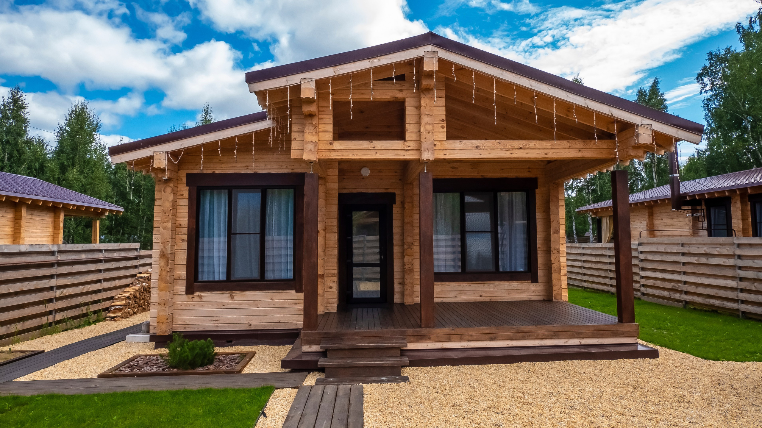 Строительство деревянного дома. Уральский завод Профилированного бруса в Челябинске