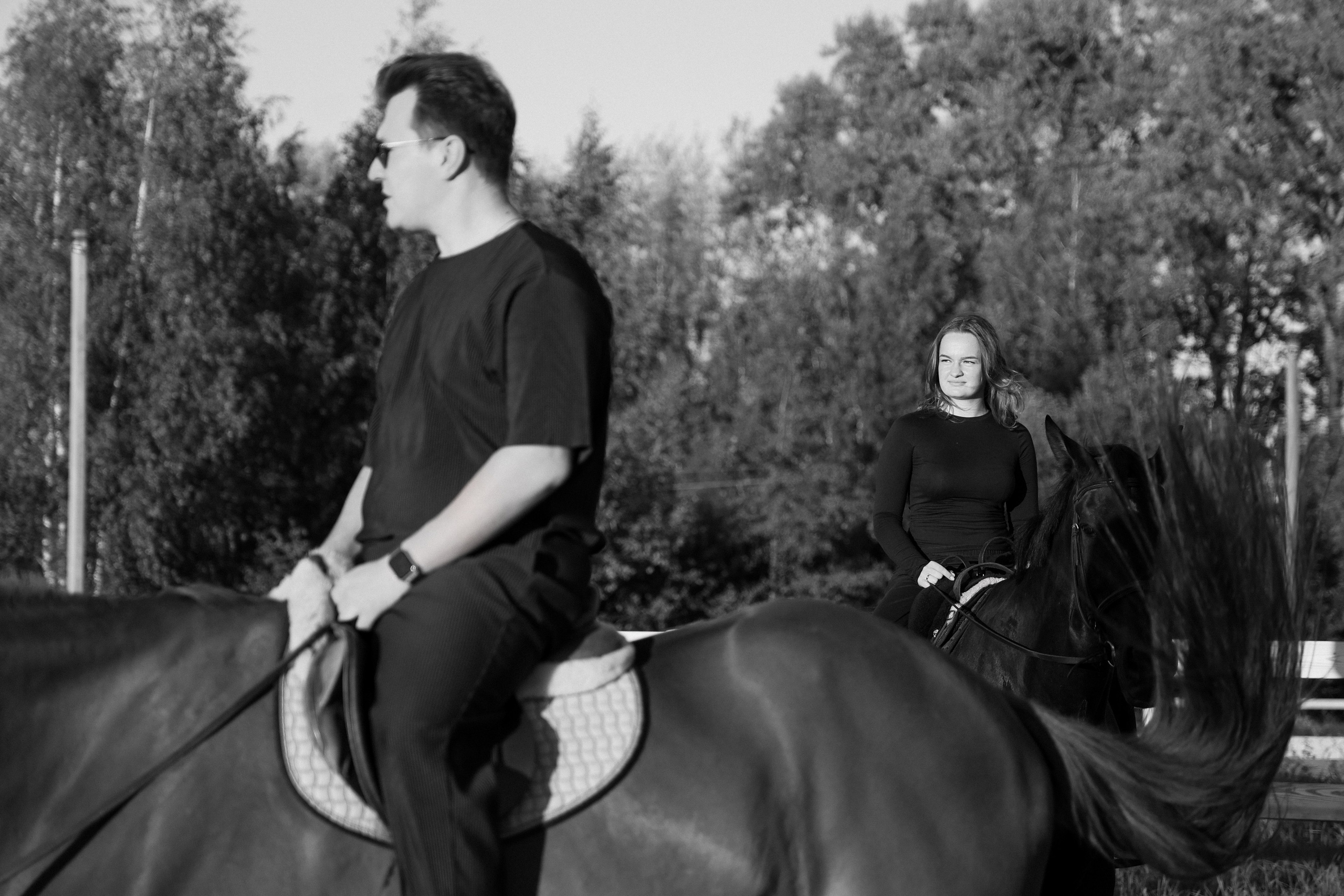 Валентин & Валерия. Конная прогулка. Свадебный и Event фотограф в Москве Бажина Ирина