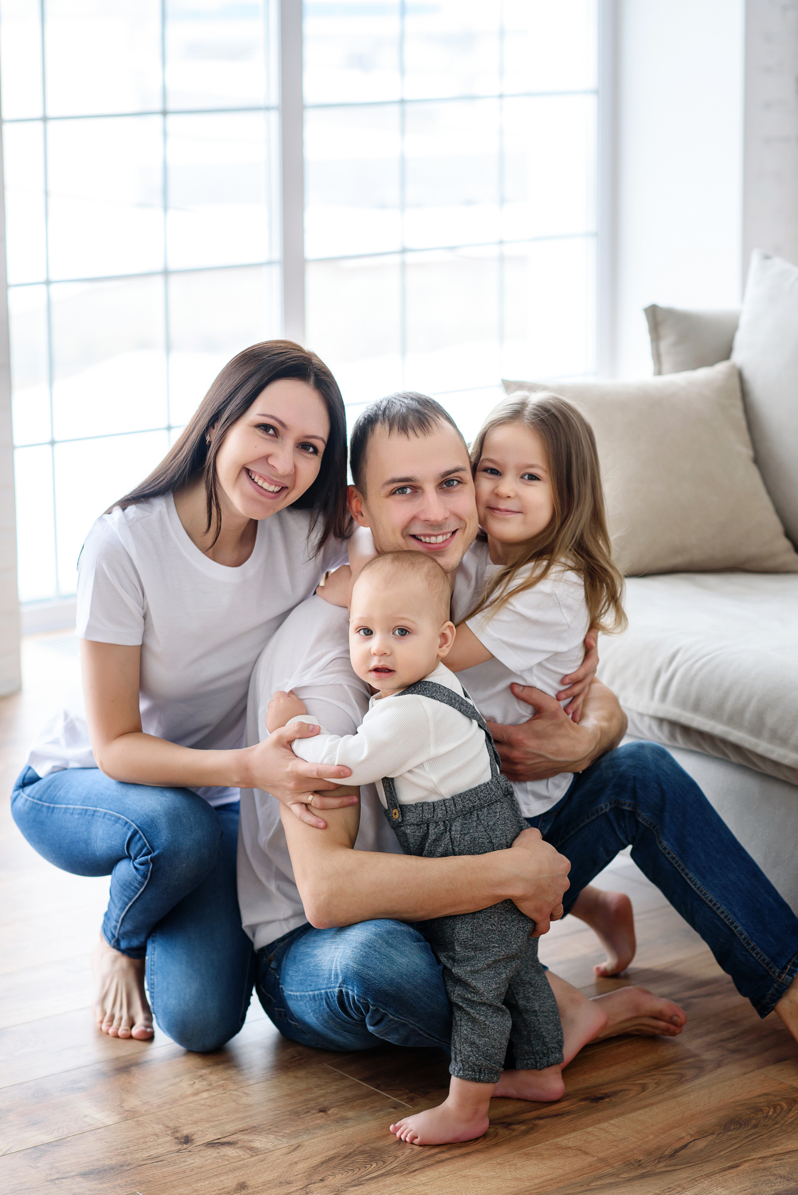 Рома и семья. Фотограф новорожденных Елена Панова