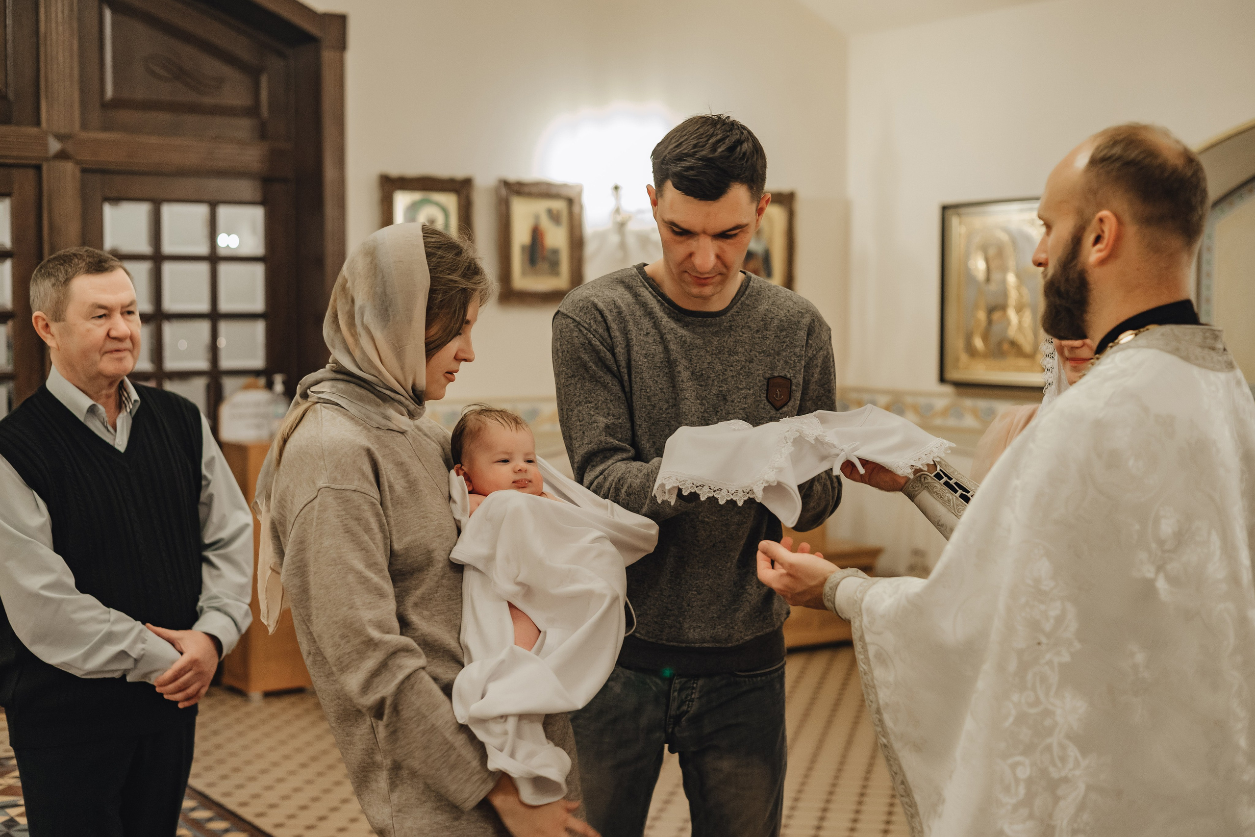 Крещение Анны. Свадебный и семейный фотограф Пушкин Царское Село СПБ Питер Санкт-Петербург и Рязань Ольга Козлова