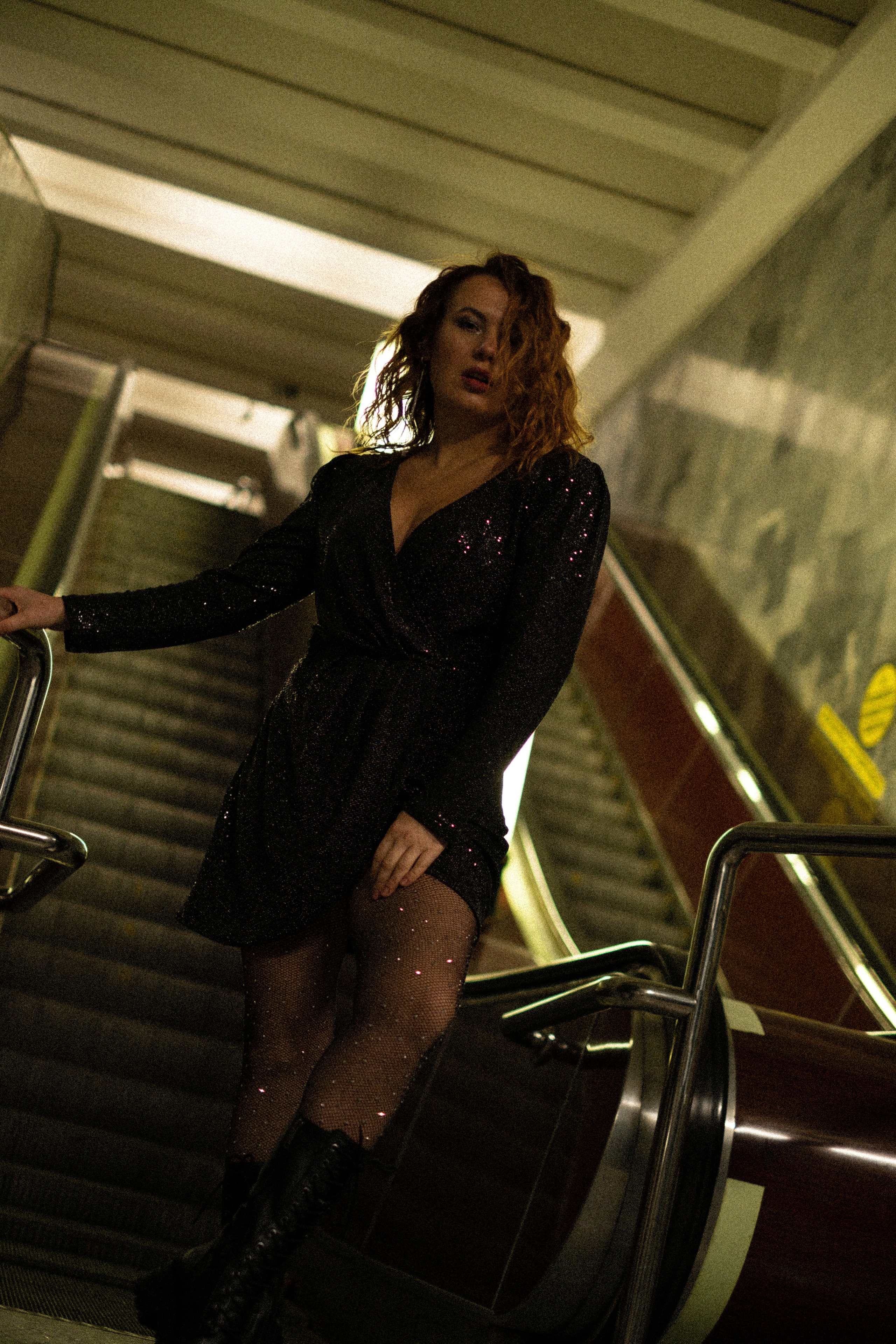 Творческая фотосъемка в метро Новосибирска. Ксения Ильиных — Фотограф в Новосибирске