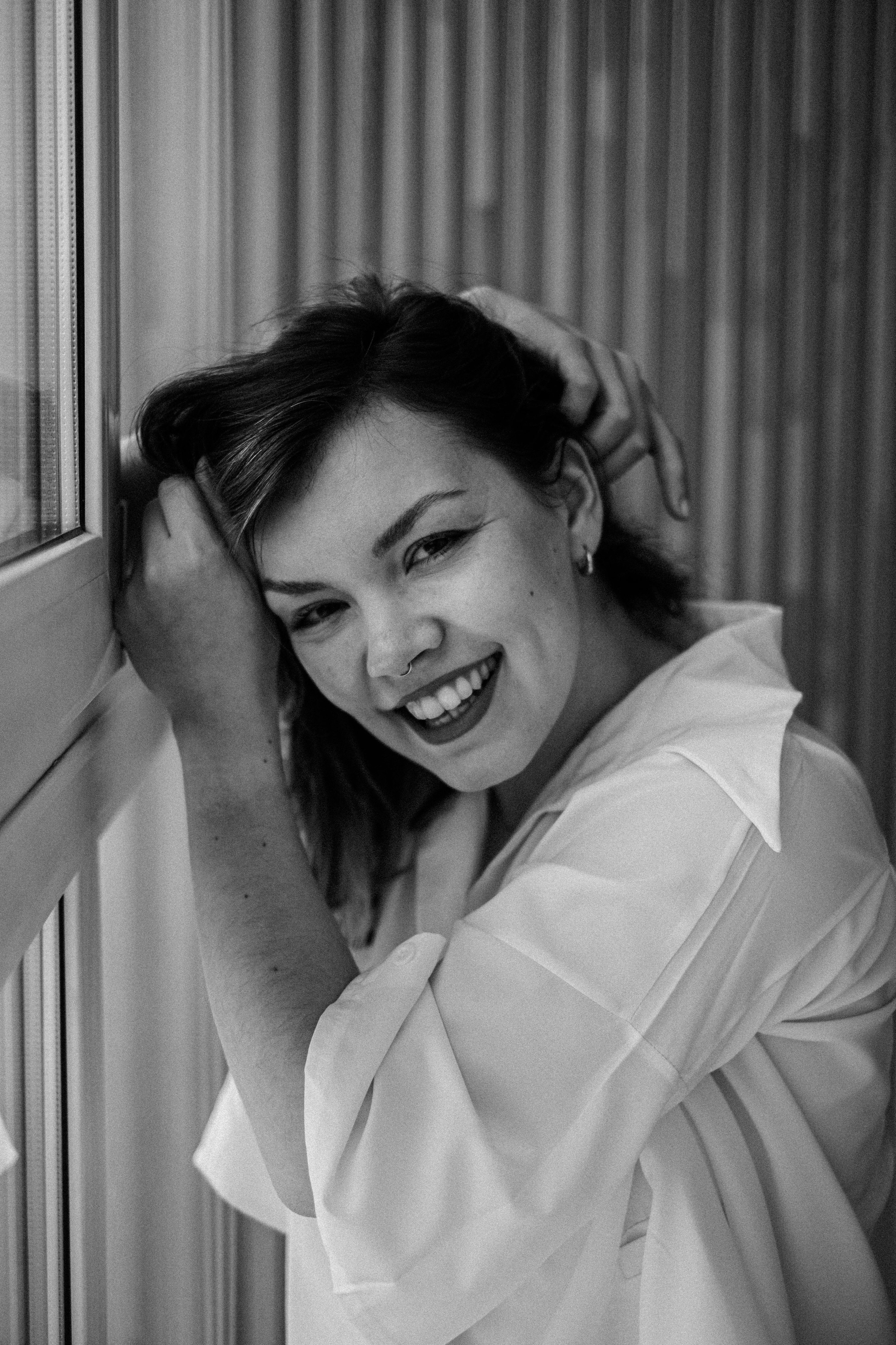 Фотосессия с цветами в студии Новосибирска. Ксения Ильиных — Фотограф в Новосибирске