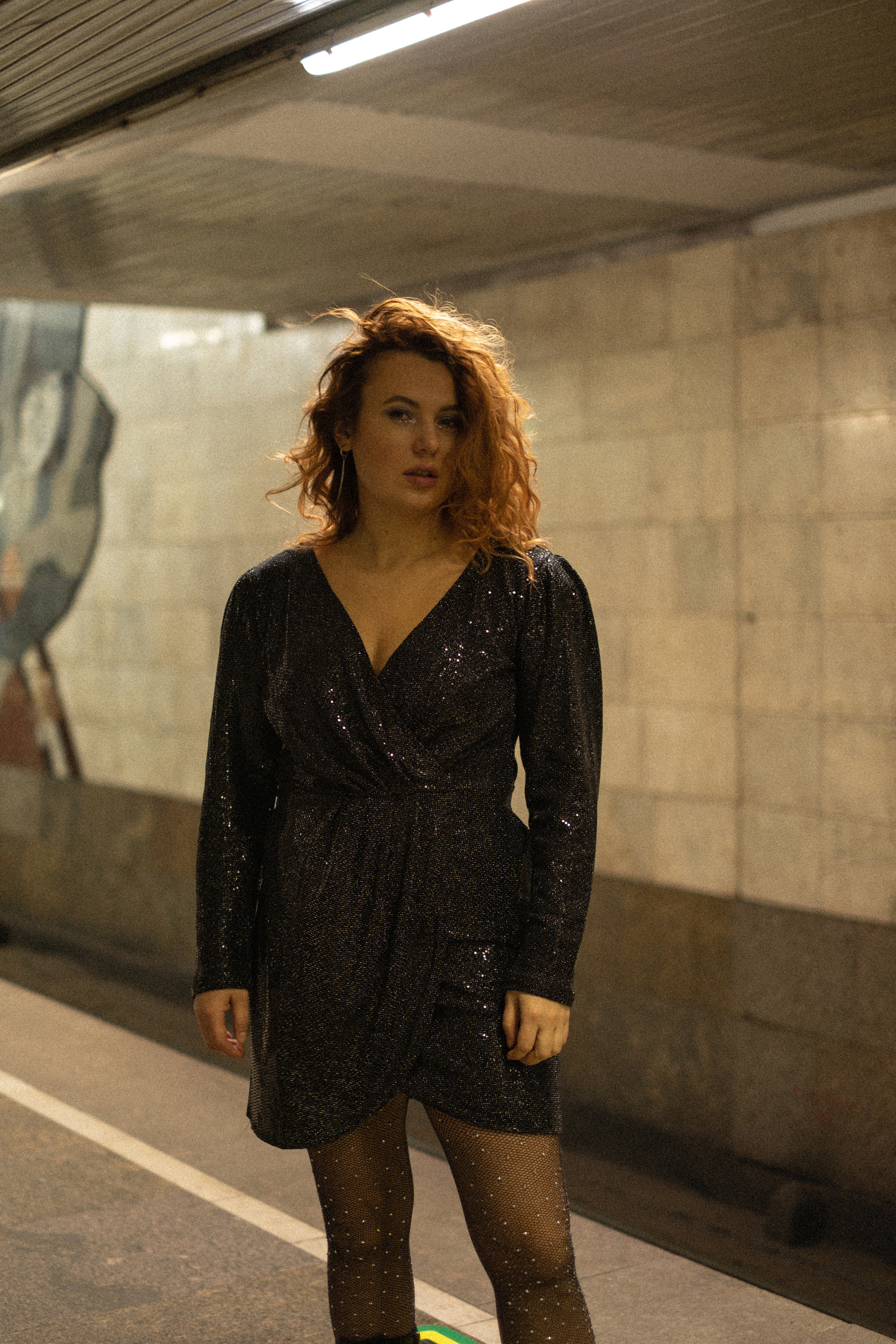 Творческая фотосъемка в метро Новосибирска. Ксения Ильиных — Фотограф в Новосибирске