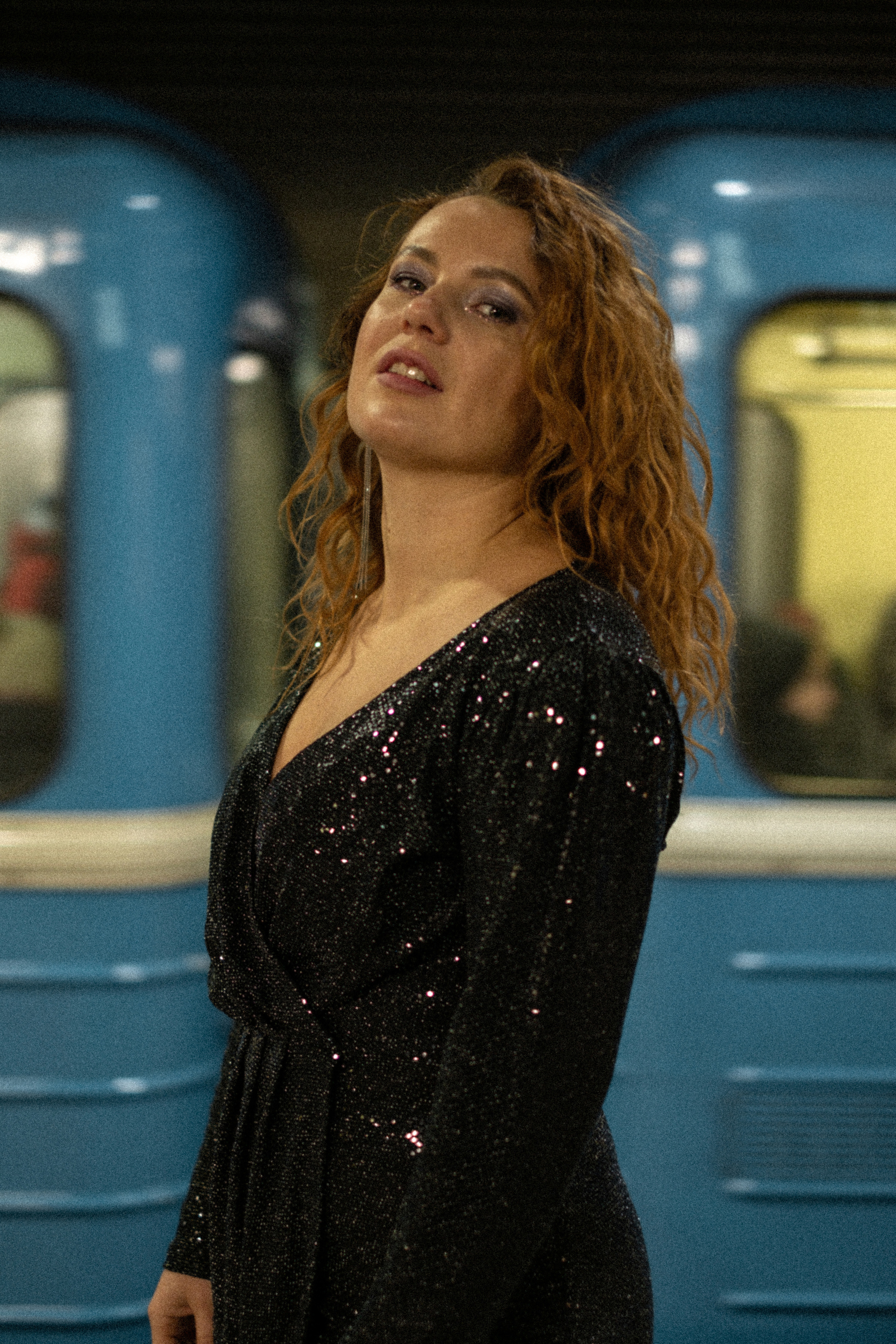 Творческая фотосъемка в метро Новосибирска. Ксения Ильиных — Фотограф в Новосибирске