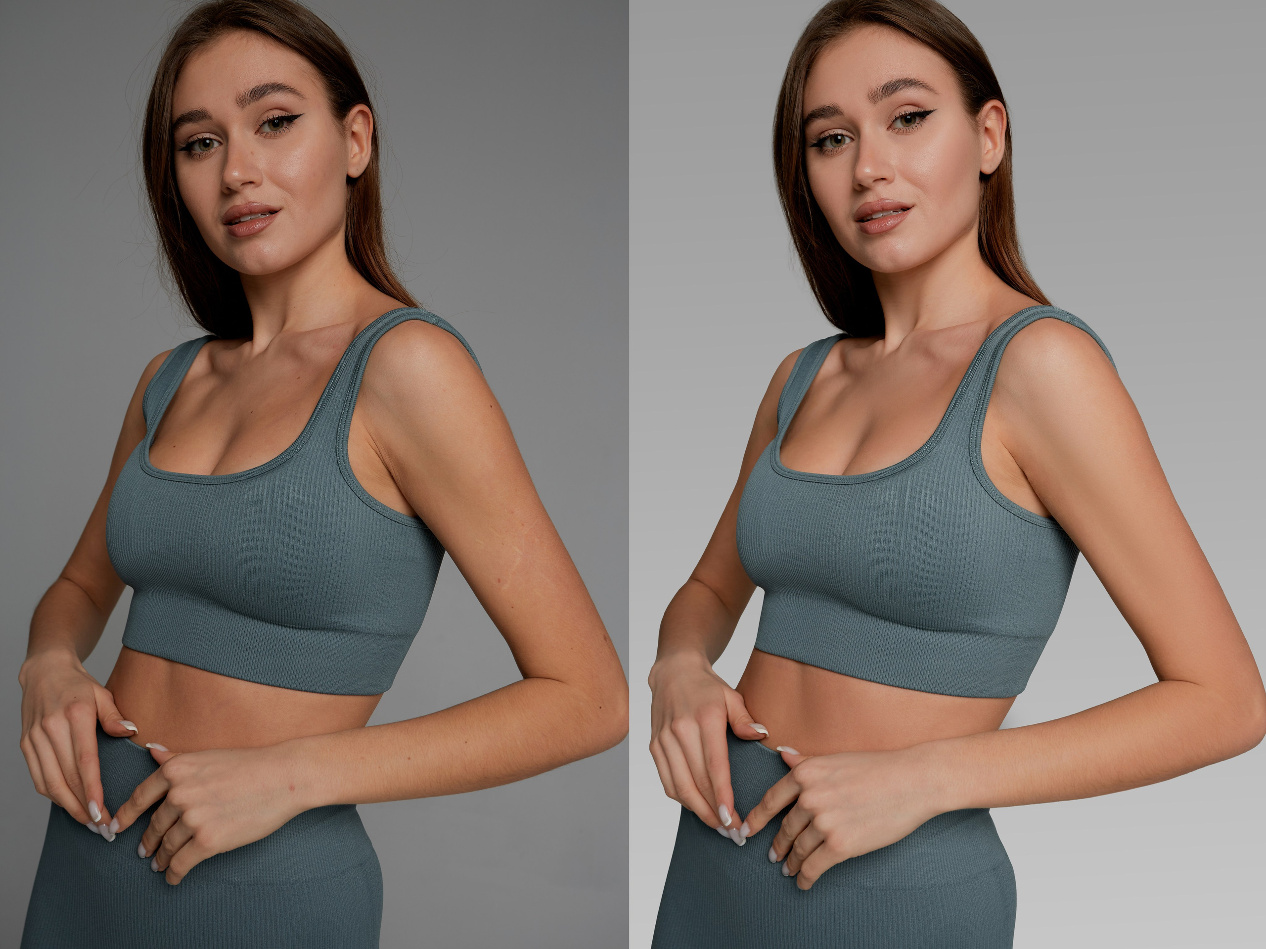 Ретушь портретов для рекламы спортивной одежды — динамика и стиль! | Студия SVITHART