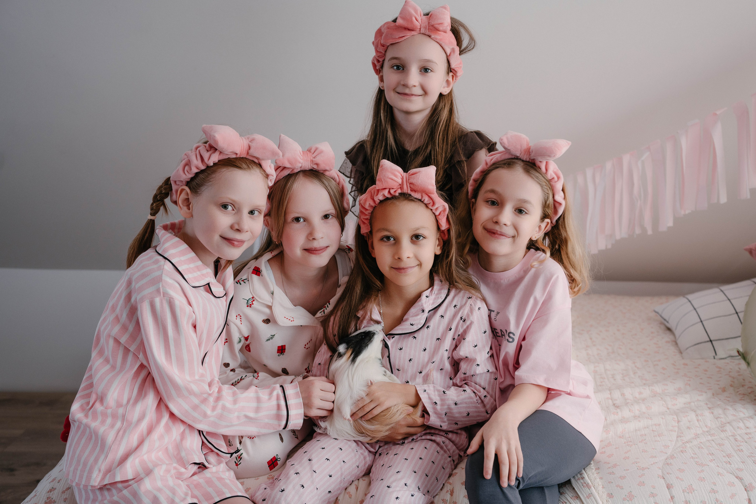 Пижамная вечеринка Варе 9 лет. Свадебный и семейный фотограф в Воронеже Анастасия Бойко