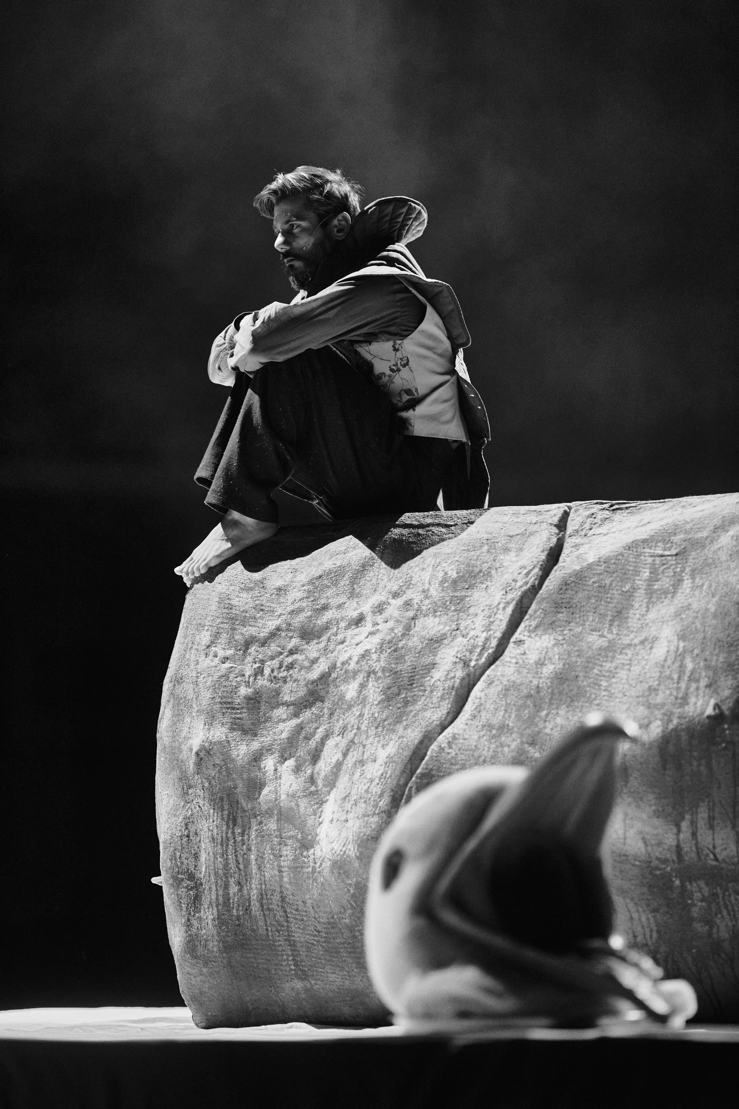 Чайка — черно-белое. Фотограф Юлия Маринина