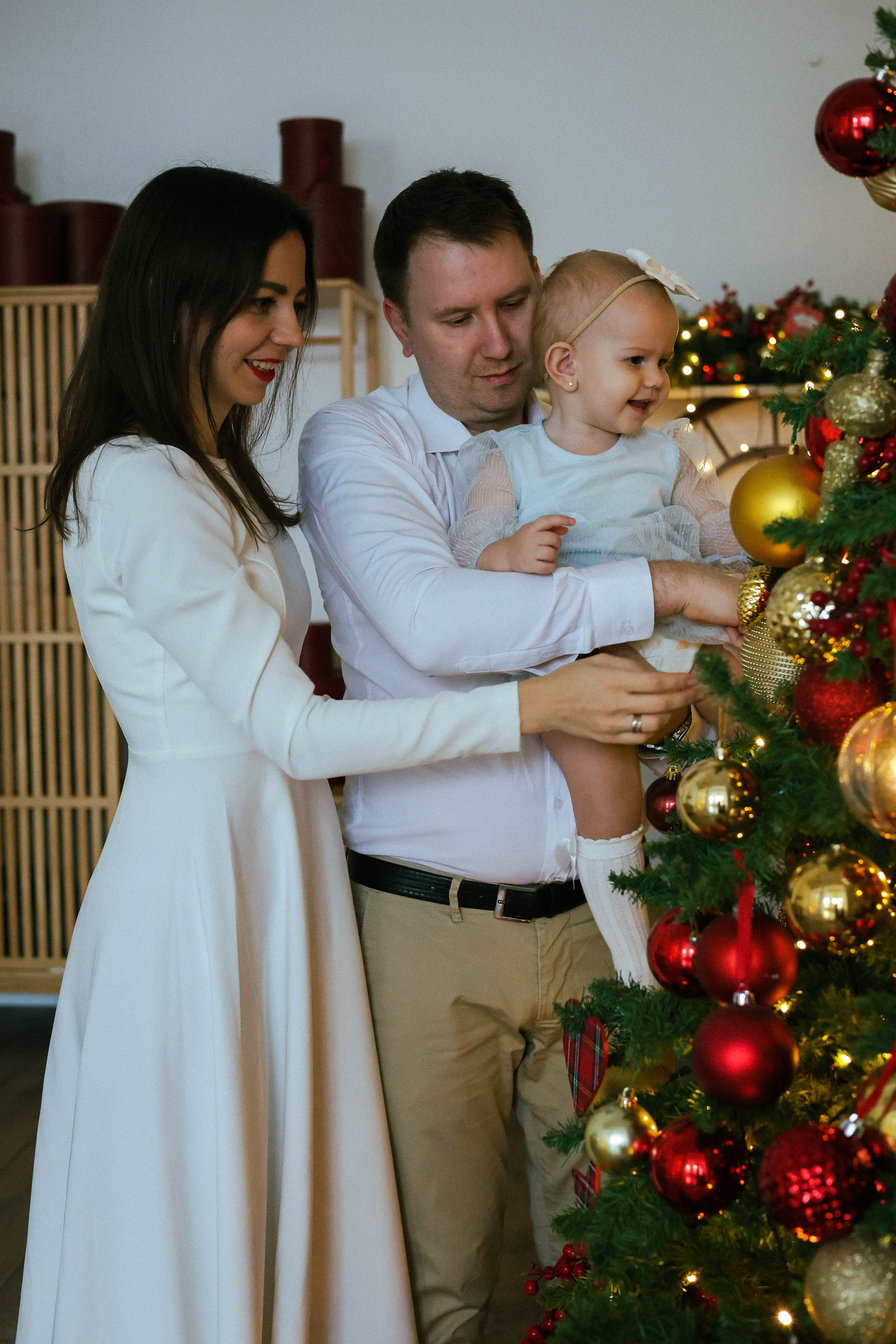 Новогодняя история «Ирина и ее семья». Фотограф в Москве Анастасия Калинина