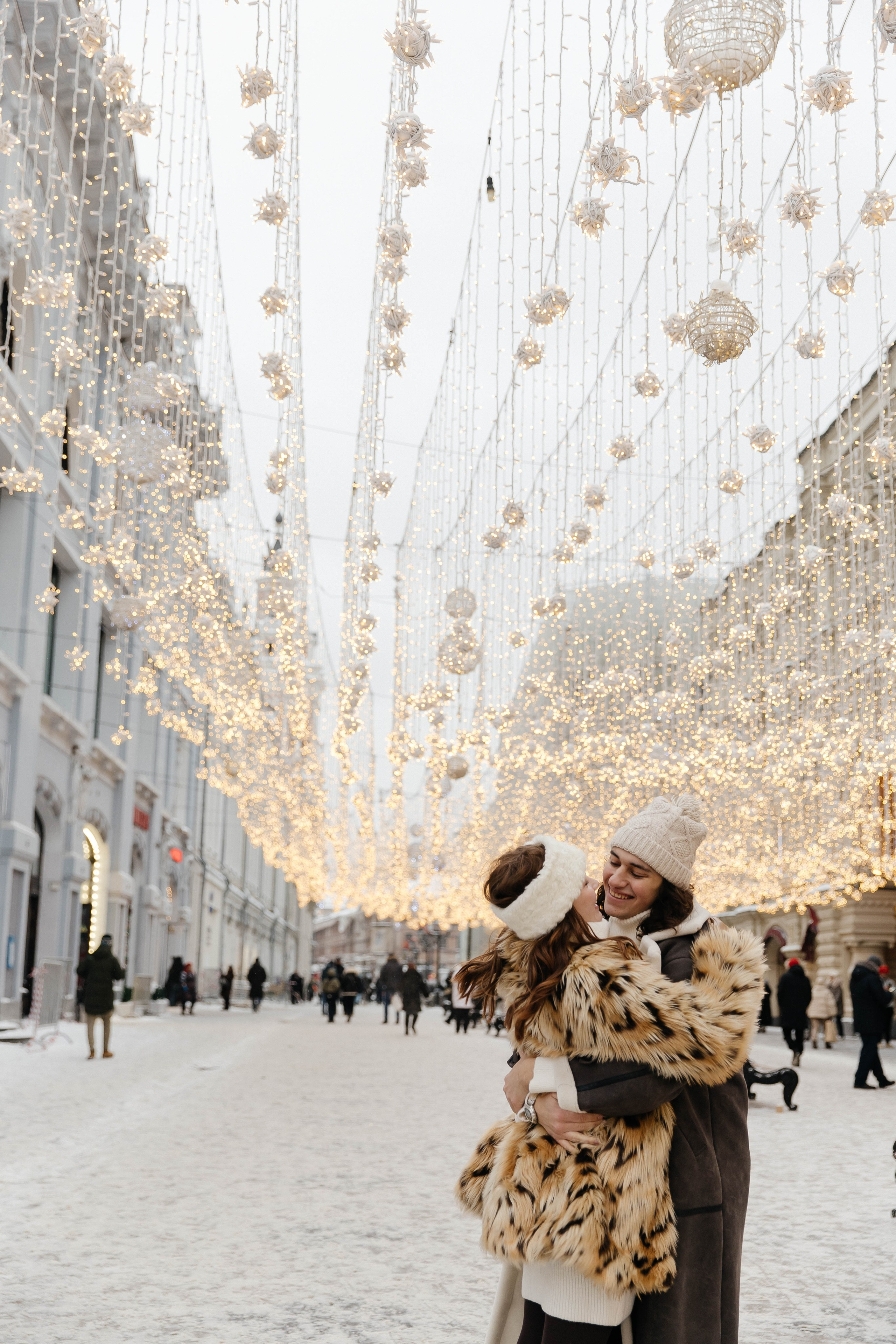 Зимняя история любви. Фотограф индивидуальных женских портретов и LOVEstory в Москве