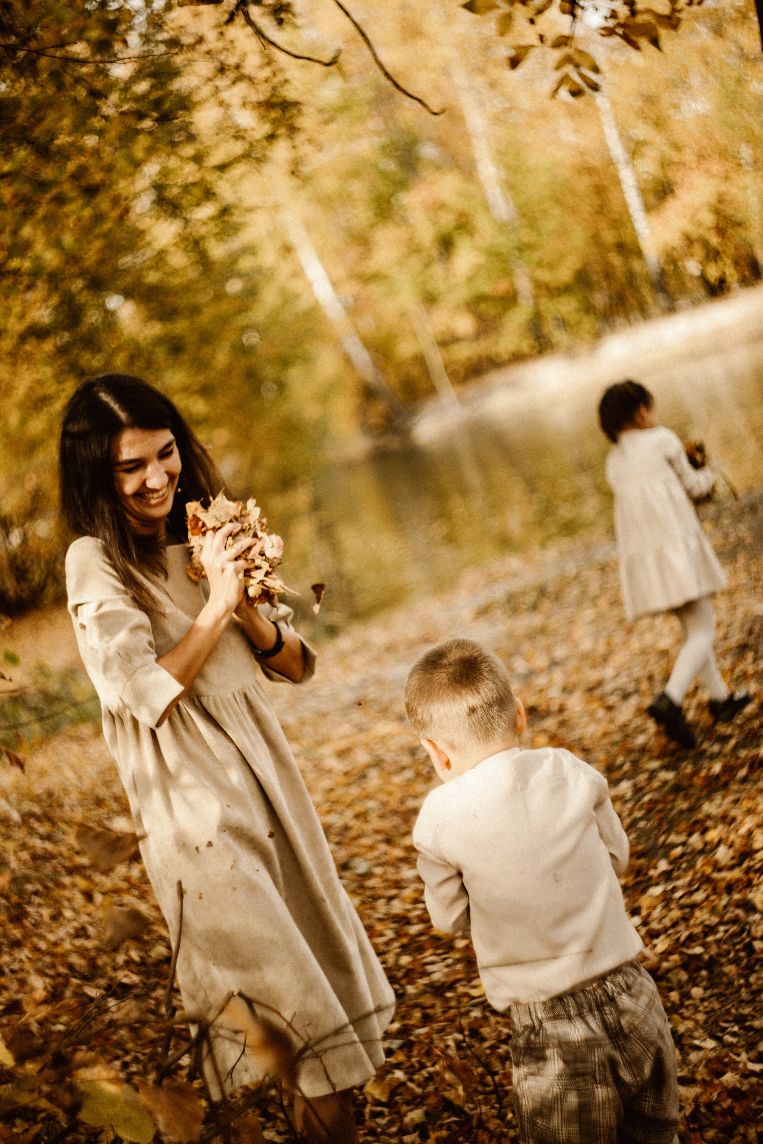 Земснаряд осенний. Фотограф в Нижнем Новгороде