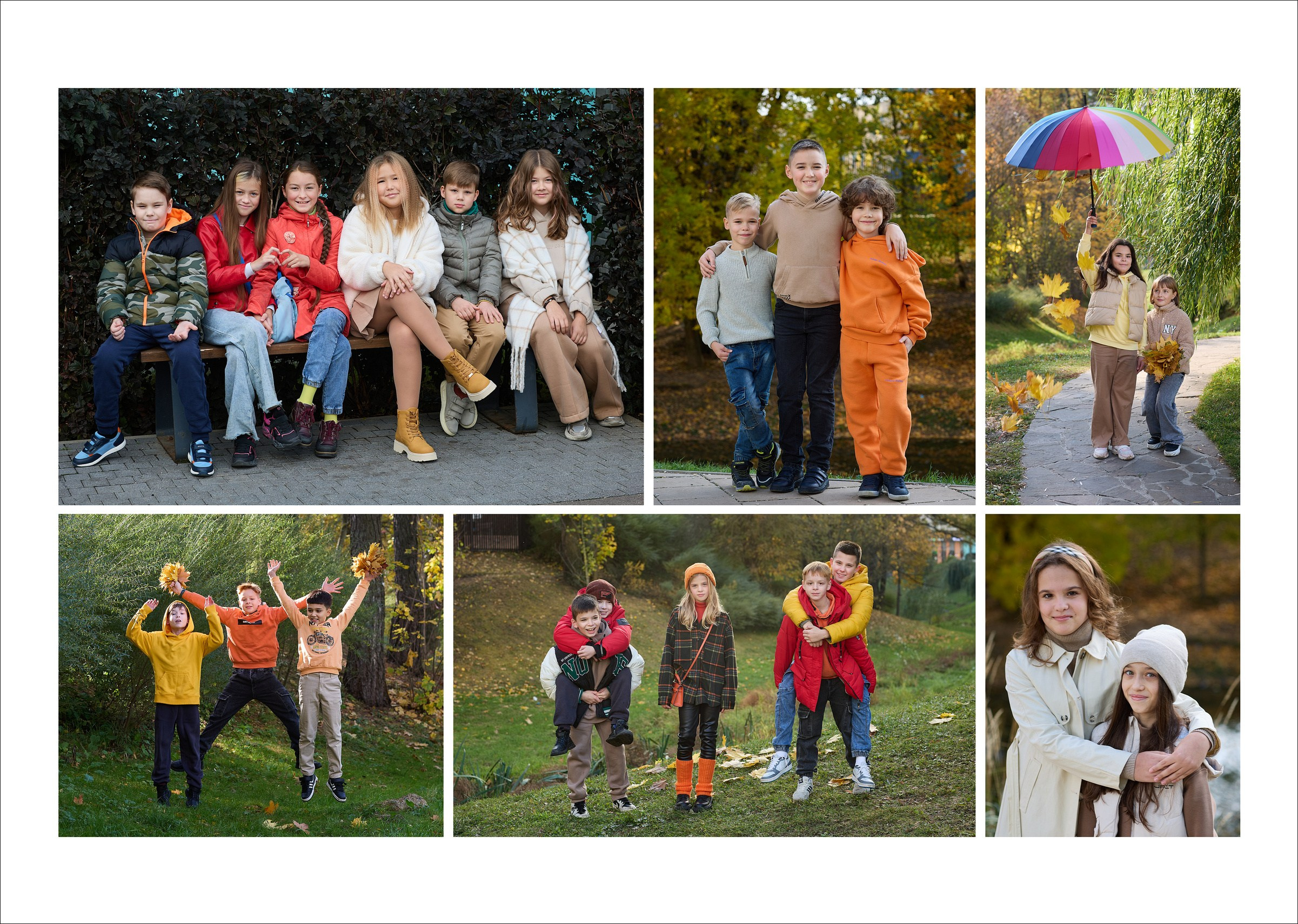 Большой выпускной альбом для дружного класса. Школьный фотограф Сергей Беликов