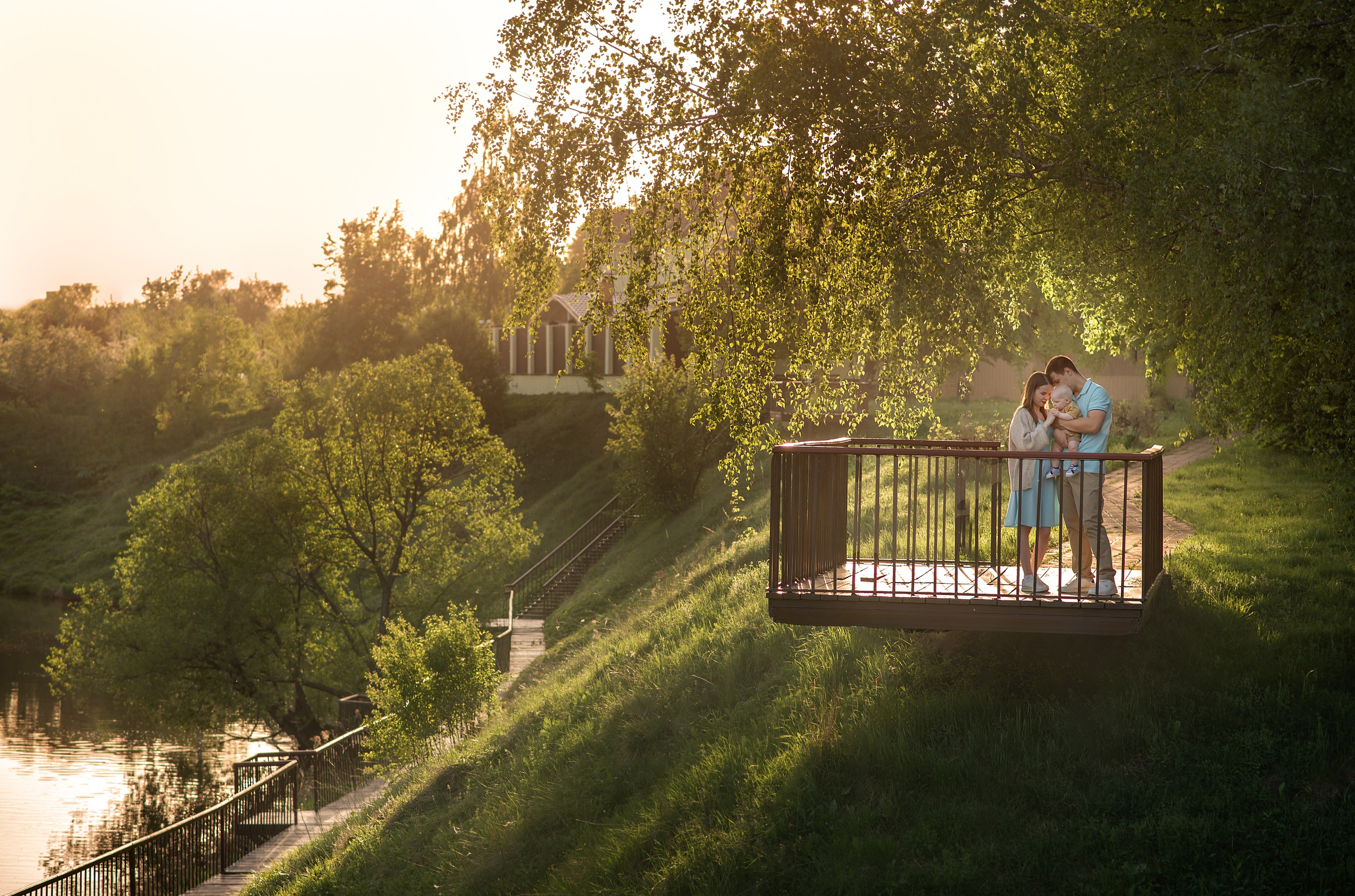 Семейная фотосессия на природе. Душевная фотография от сердца к сердцу Марина Жиделева фотограф Москва