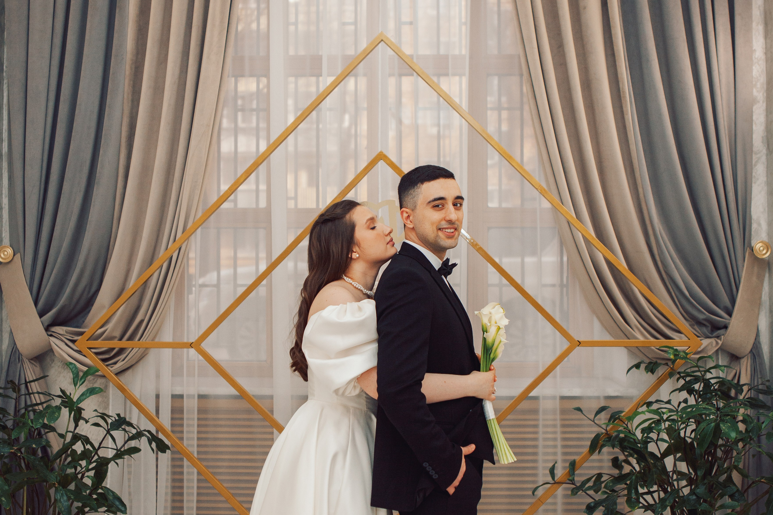 Роспись в Кутузовском ЗАГСе. Фотограф Ольга Ефремова