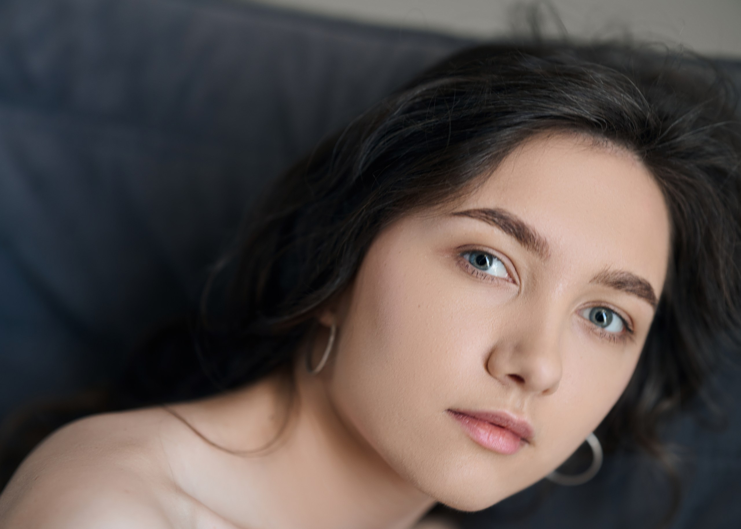 Съемка в студии для Александры