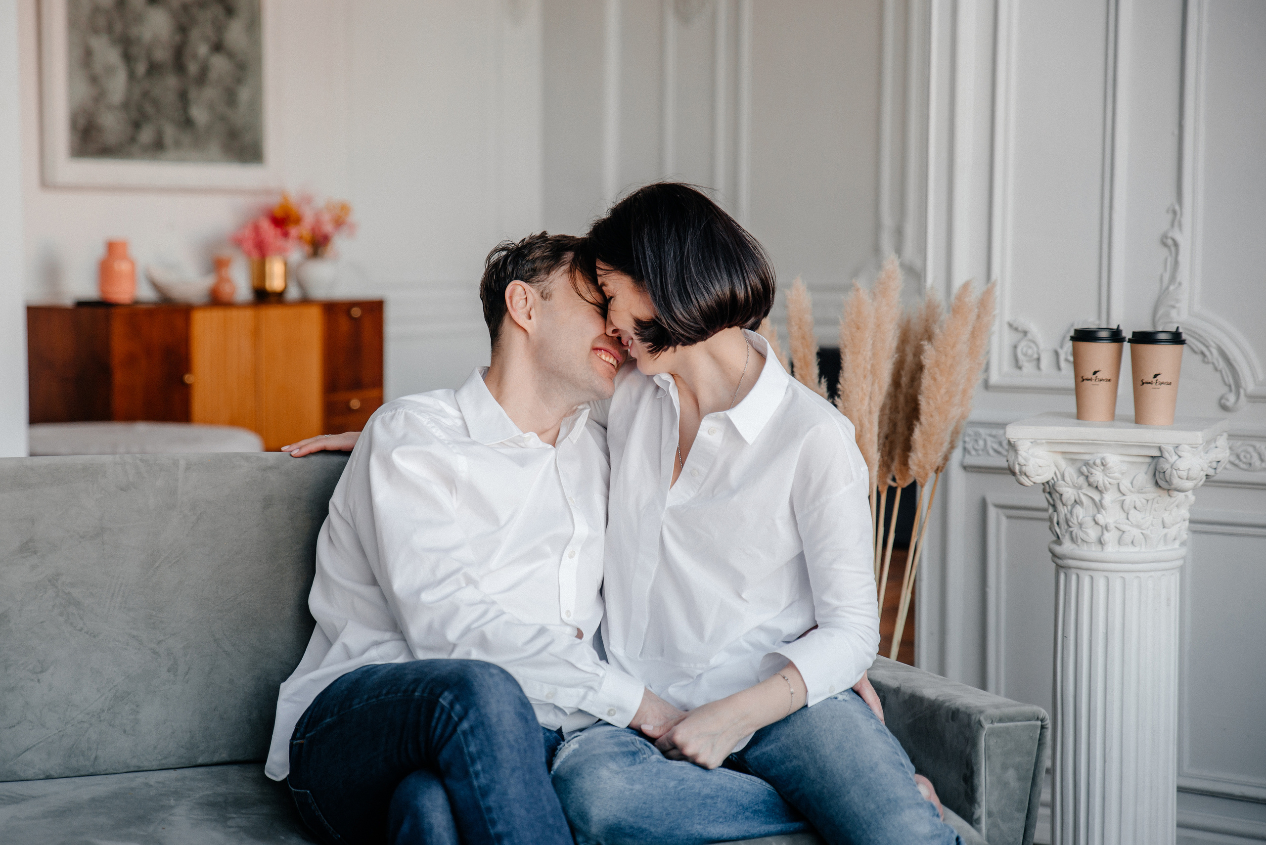 Семейная фотосессия в студии СПб. Семейный и детский фотограф в Санкт-Петербурге Маша Бичан