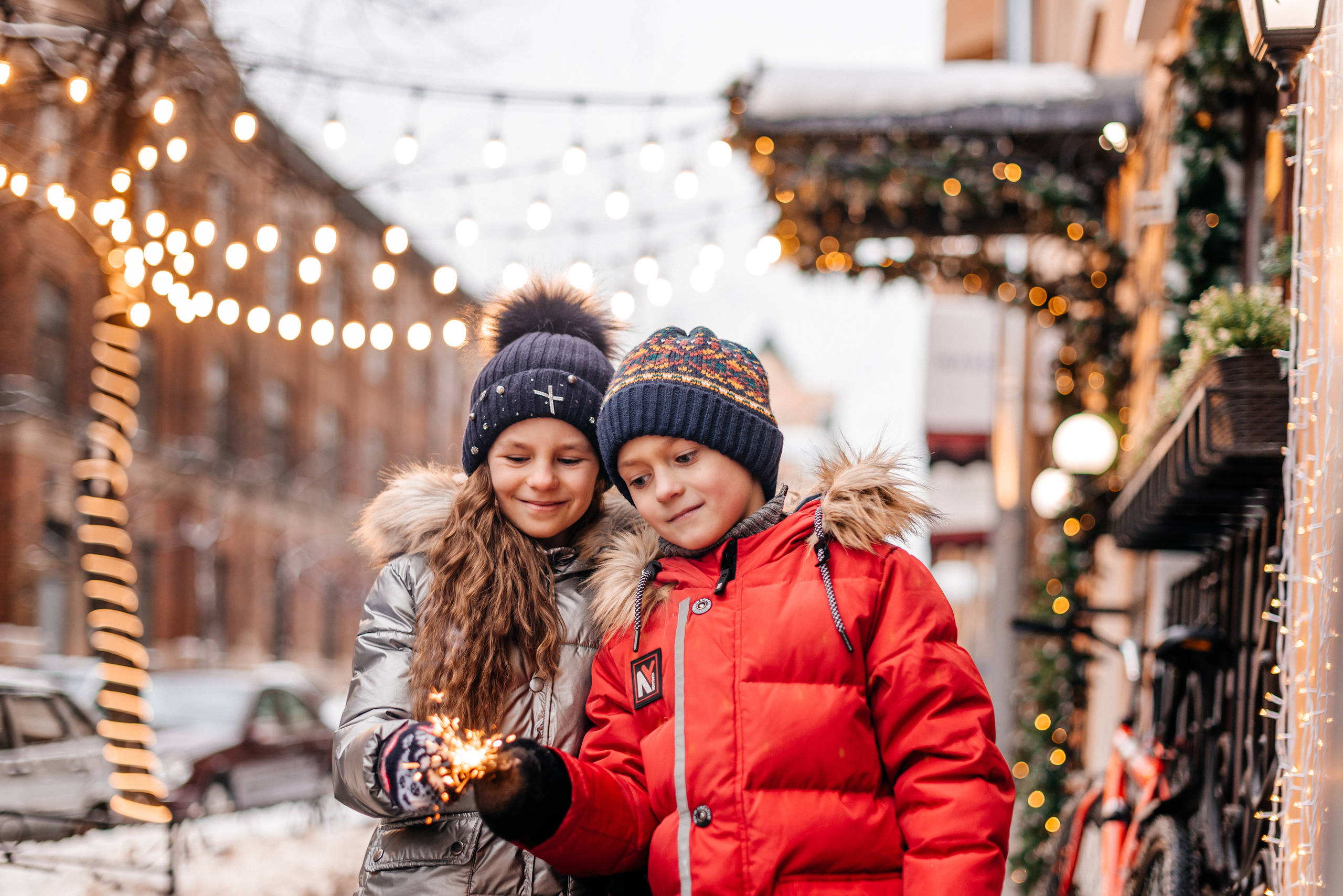 Новогодняя фотосессия в студии СПб. Семейный и детский фотограф в Санкт-Петербурге Маша Бичан