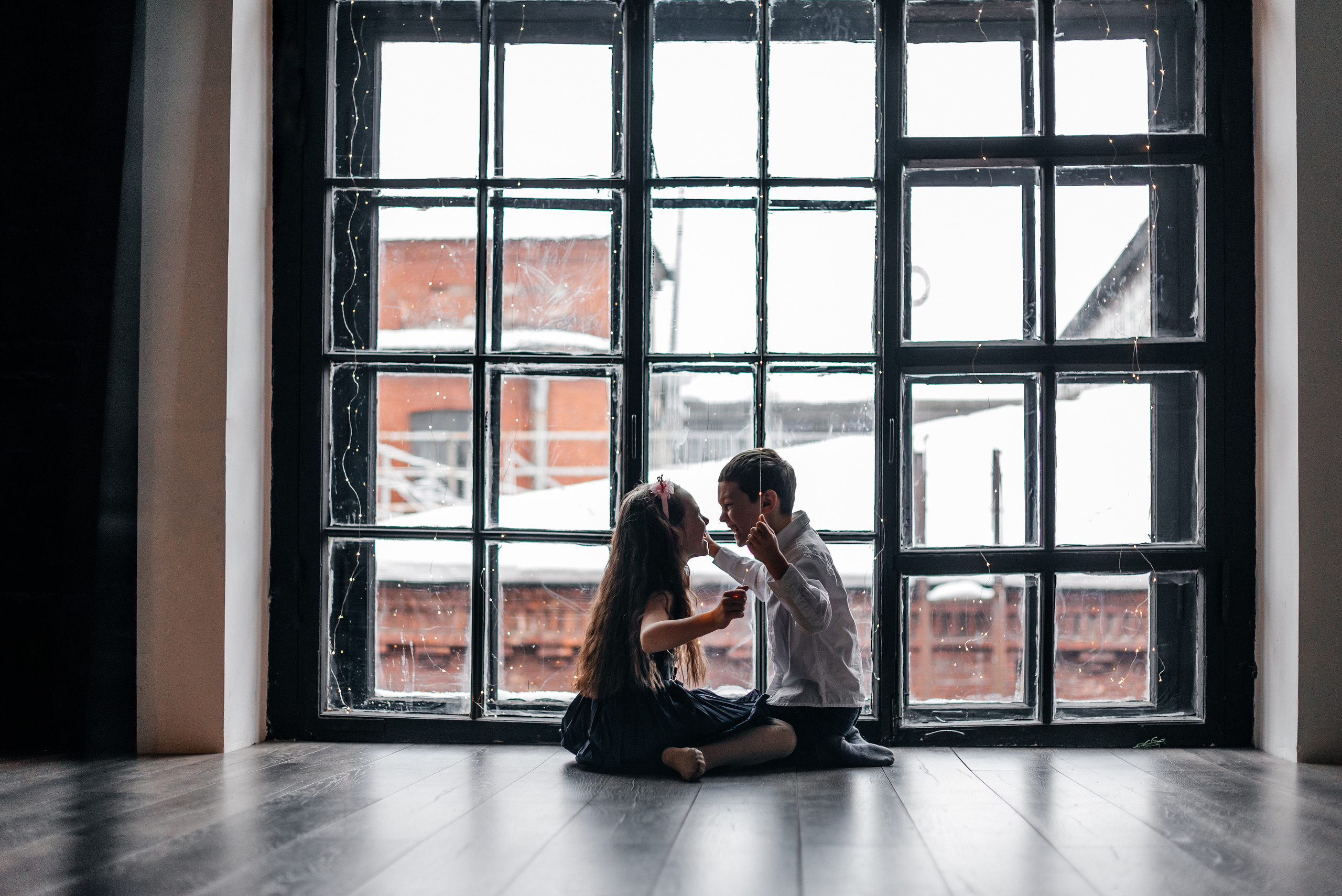 Новогодняя фотосессия в студии СПб. Семейный и детский фотограф в Санкт-Петербурге Маша Бичан