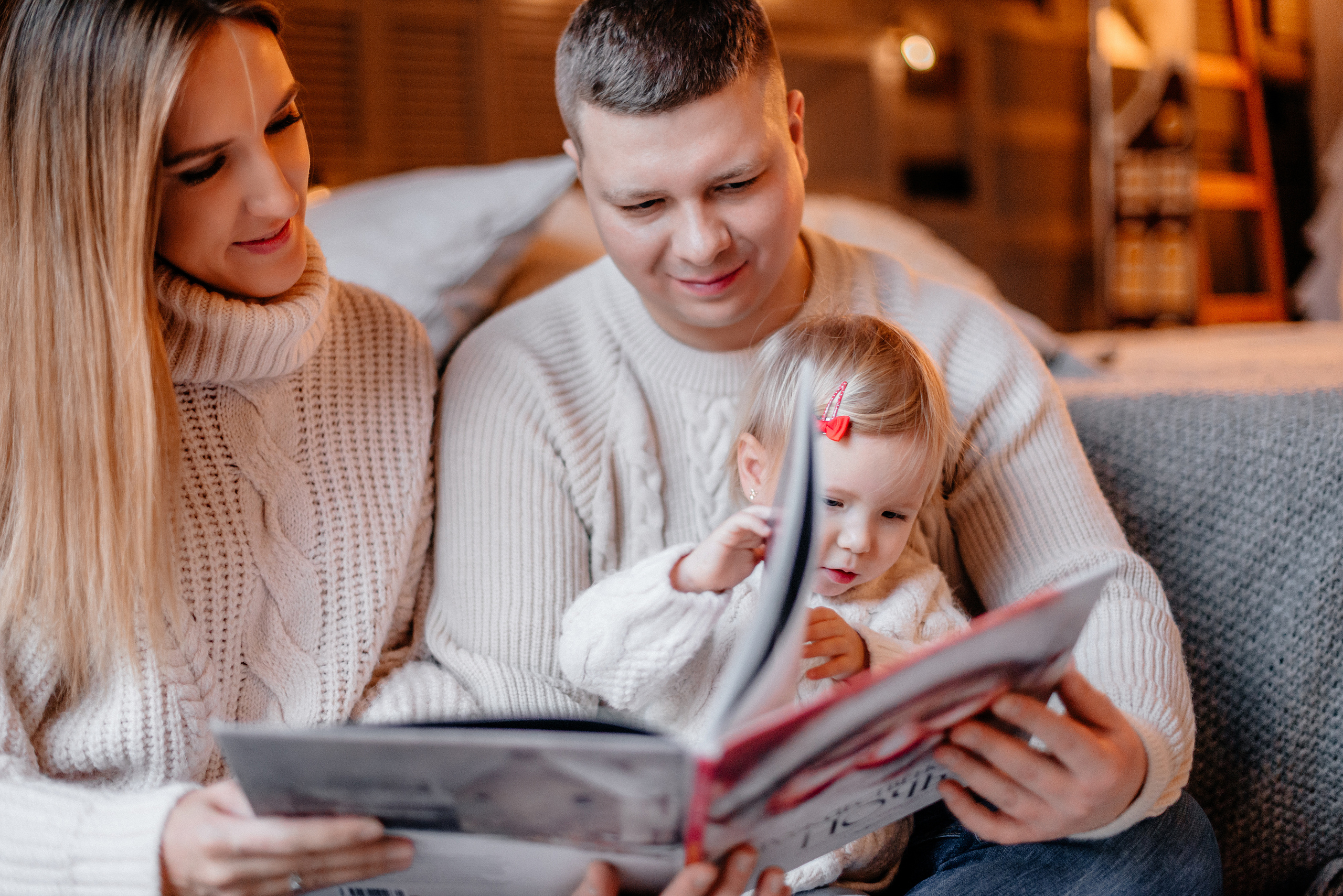 Новогодняя фотосессия в студии СПб. Семейный и детский фотограф в Санкт-Петербурге Маша Бичан