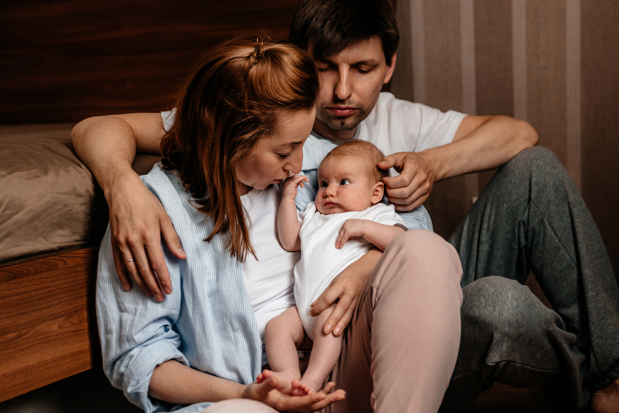 Фотосессия новорожденных дома СПб. Семейный и детский фотограф в Санкт-Петербурге Маша Бичан