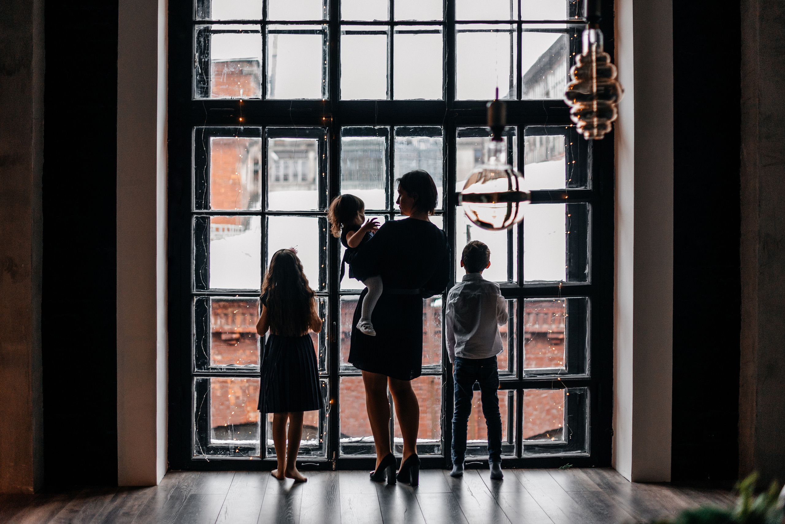 Новогодняя фотосессия в студии СПб. Семейный и детский фотограф в Санкт-Петербурге Маша Бичан