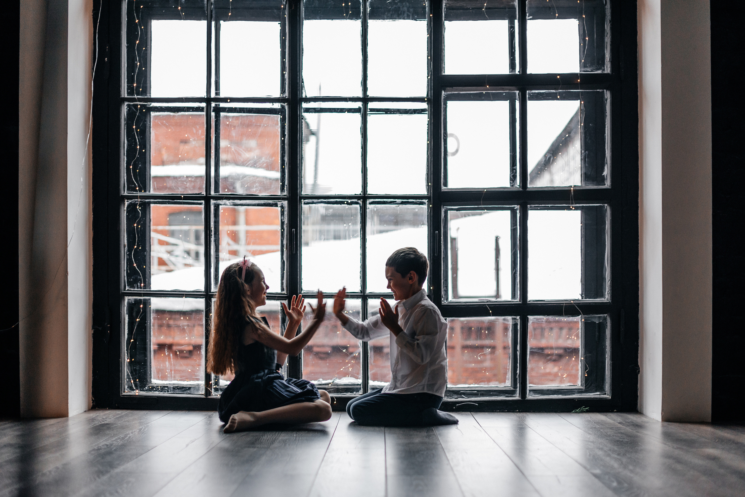 Новогодняя фотосессия в студии СПб. Семейный и детский фотограф в Санкт-Петербурге Маша Бичан