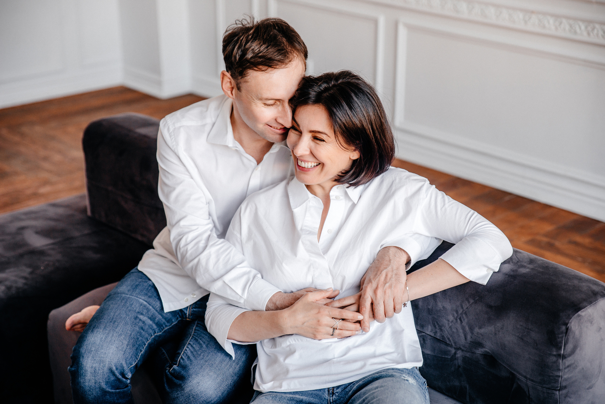 Семейная фотосессия в студии СПб. Семейный и детский фотограф в Санкт-Петербурге Маша Бичан