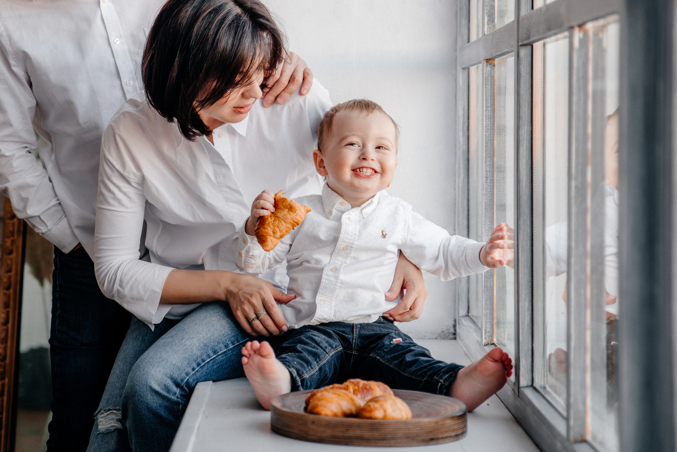 Семейная фотосессия в студии СПб. Семейный и детский фотограф в Санкт-Петербурге Маша Бичан