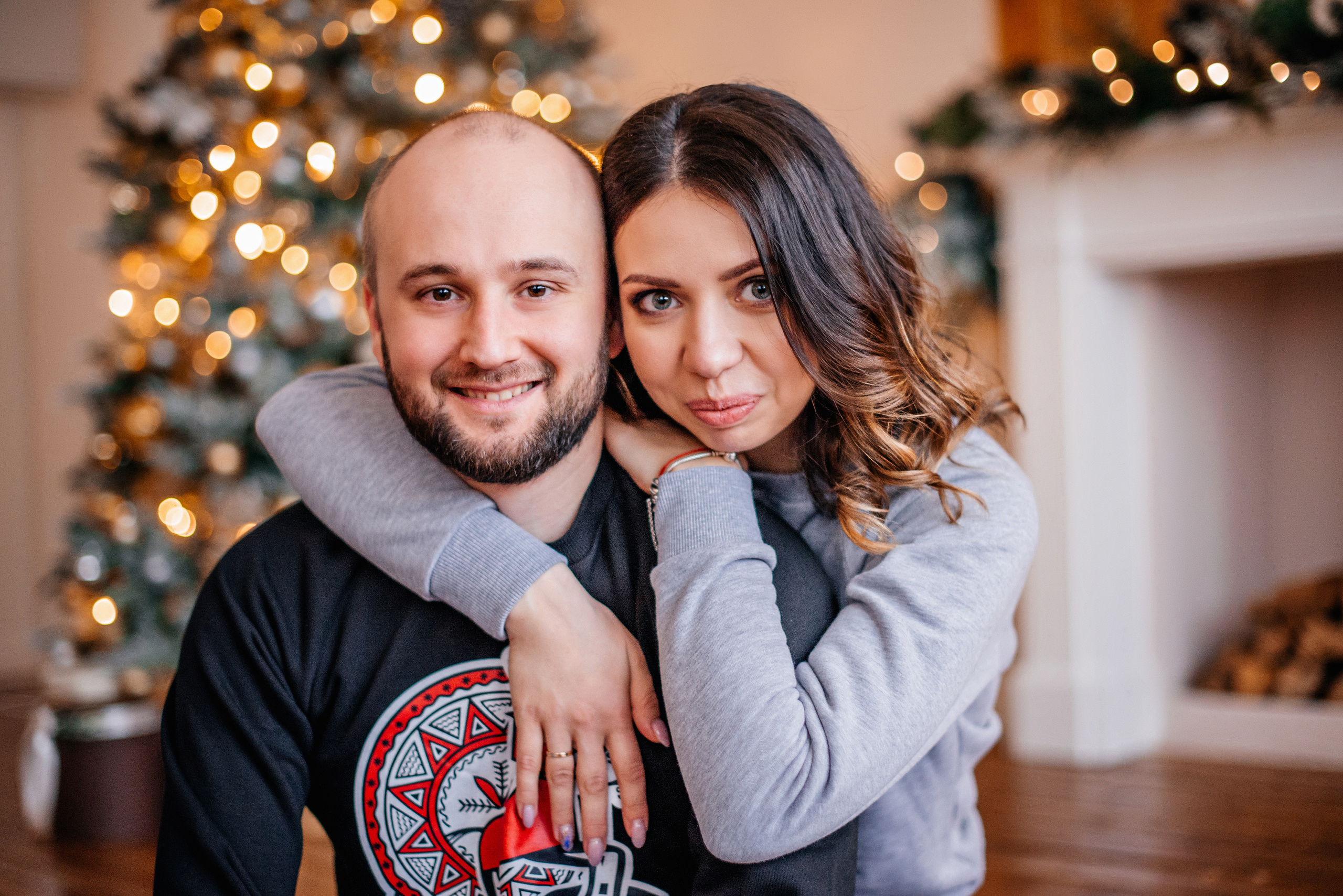 Новогодняя фотосессия в студии СПб. Семейный и детский фотограф в Санкт-Петербурге Маша Бичан