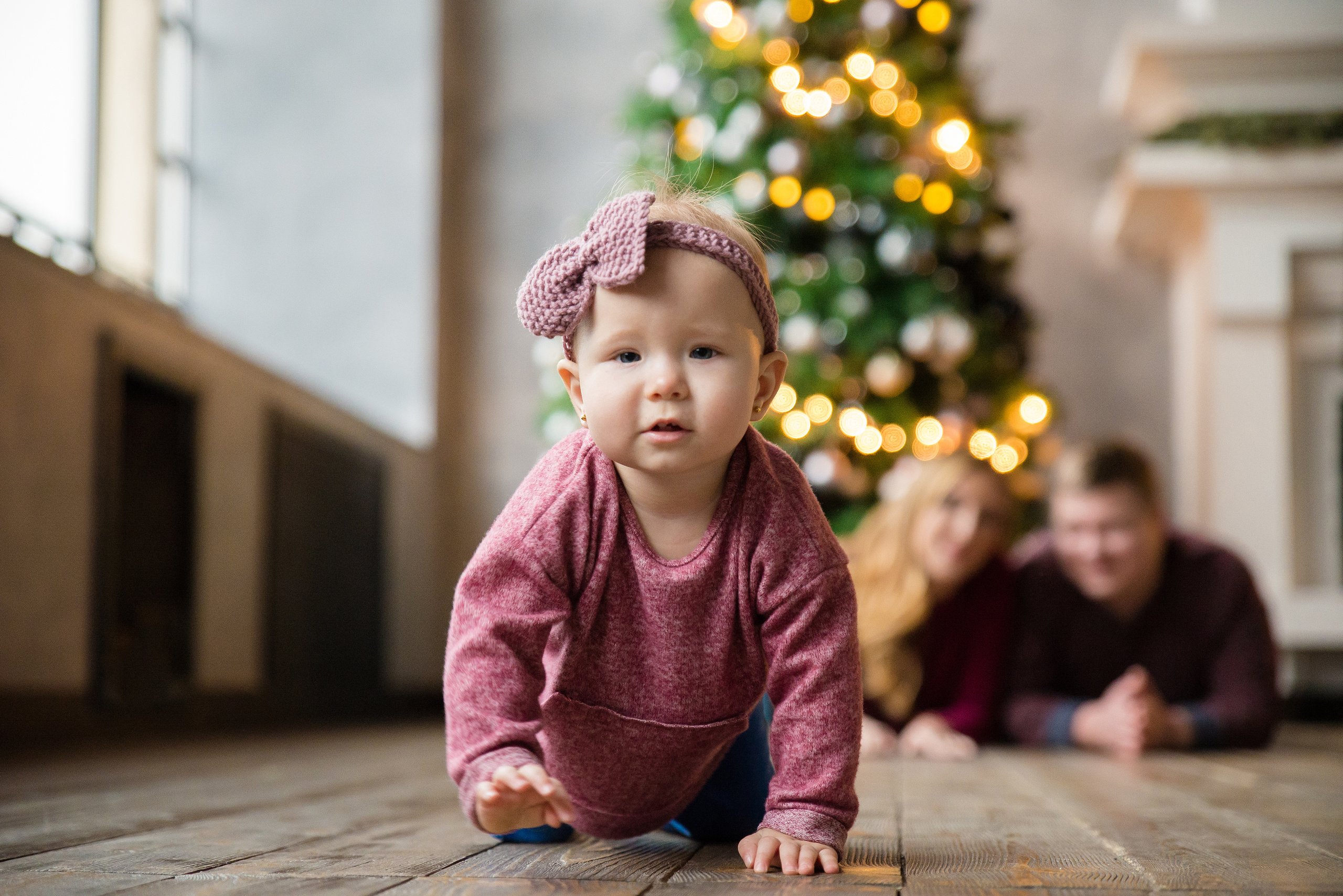 Новогодняя фотосессия в студии СПб. Семейный и детский фотограф в Санкт-Петербурге Маша Бичан