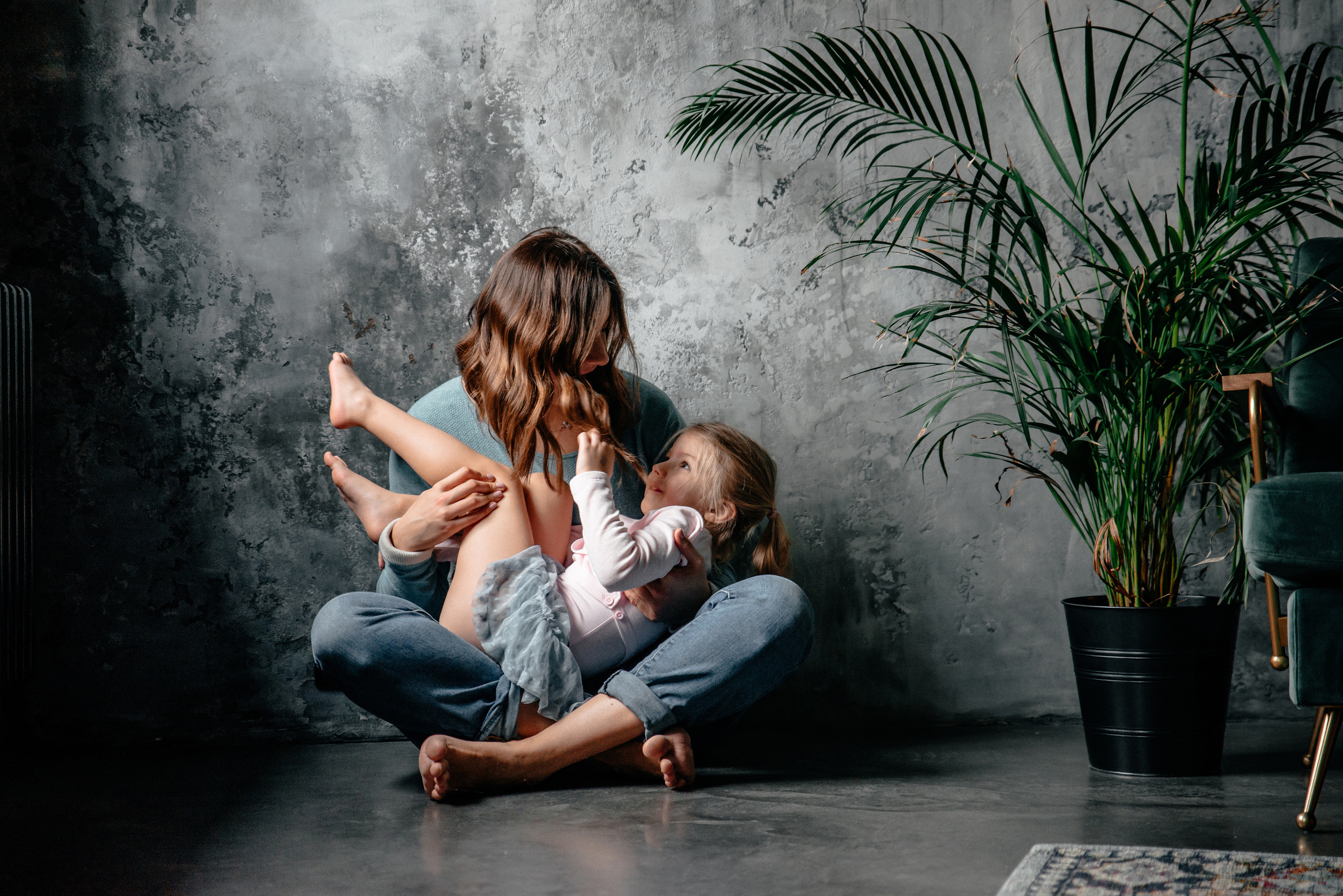 Семейная фотосессия в студии СПб. Семейный и детский фотограф в Санкт-Петербурге Маша Бичан