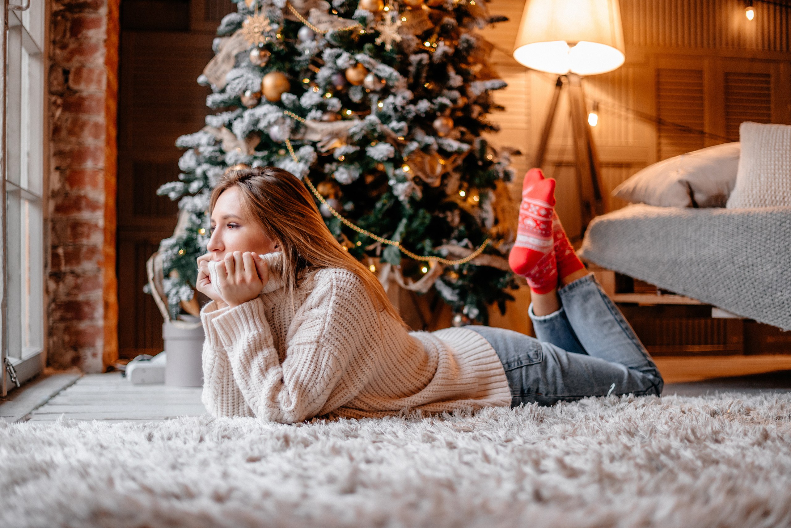 Новогодняя фотосессия в студии СПб. Семейный и детский фотограф в Санкт-Петербурге Маша Бичан