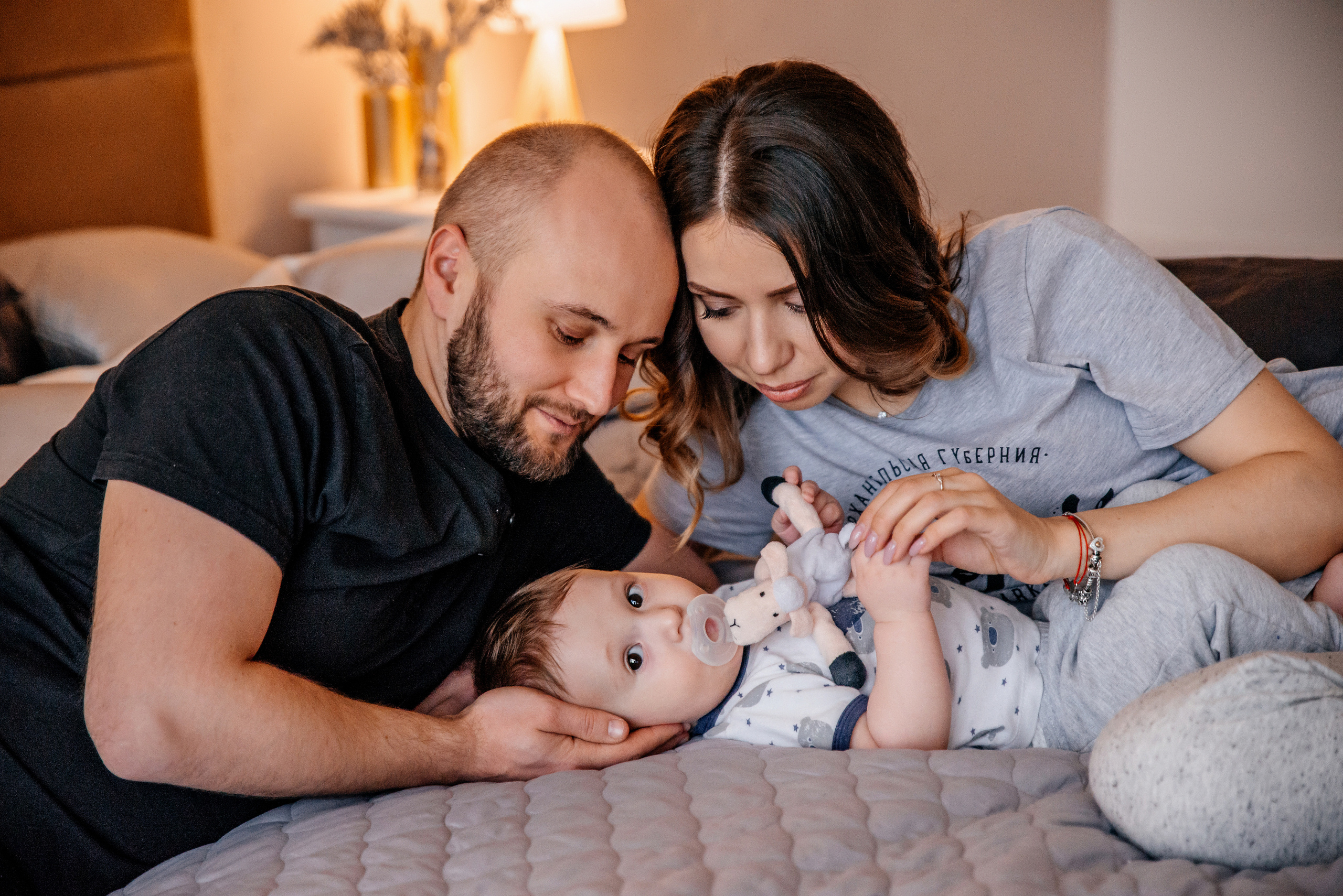Новогодняя фотосессия в студии СПб. Семейный и детский фотограф в Санкт-Петербурге Маша Бичан