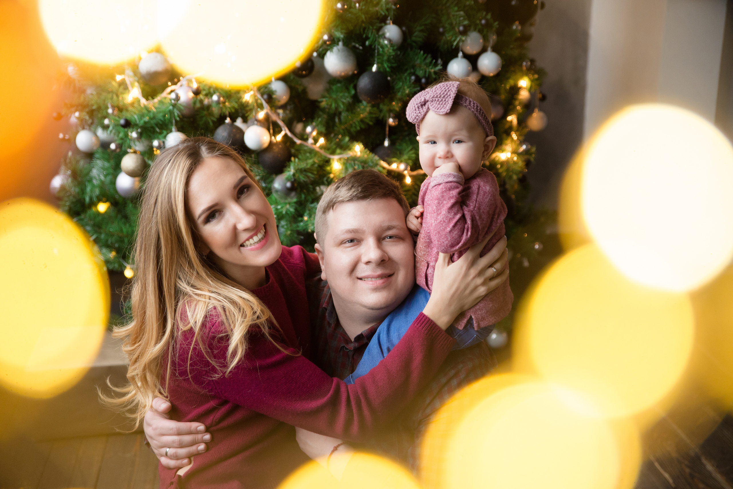 Новогодняя фотосессия в студии СПб. Семейный и детский фотограф в Санкт-Петербурге Маша Бичан