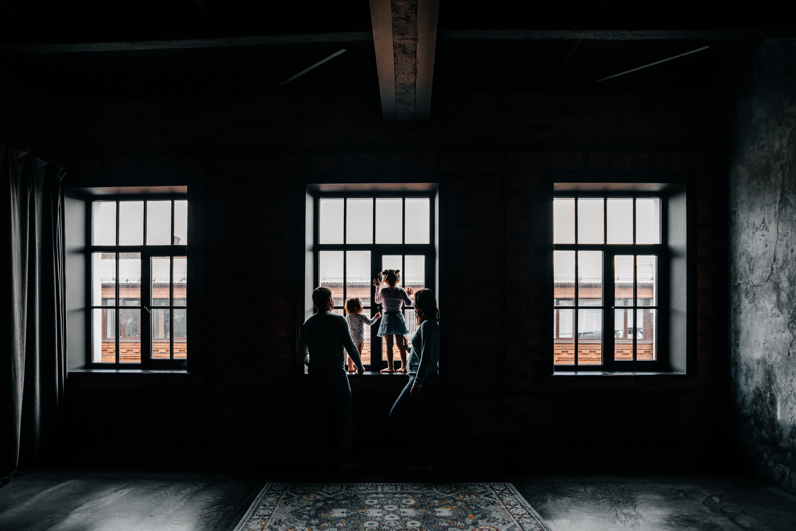 Семейная фотосессия в студии СПб. Семейный и детский фотограф в Санкт-Петербурге Маша Бичан