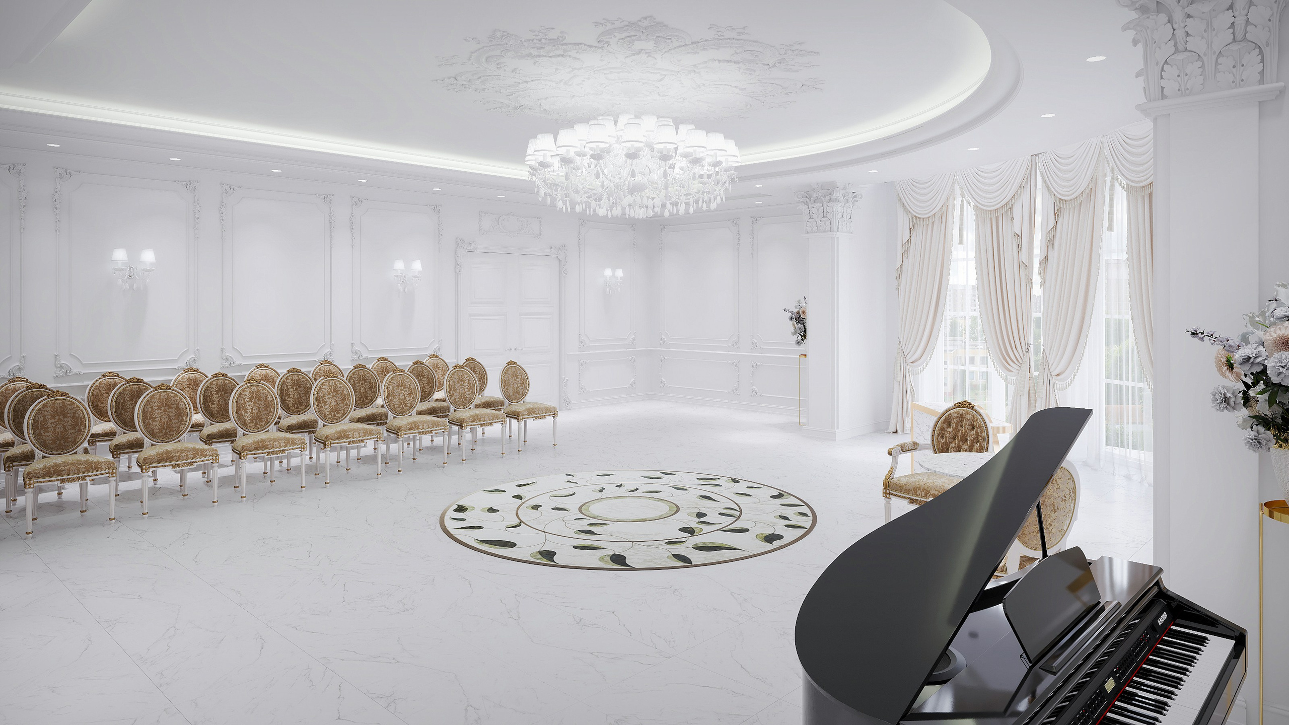 ЗАГС г. Муравленко (ЯНАО) 2020. Александр Липатов архитектурный дизайн