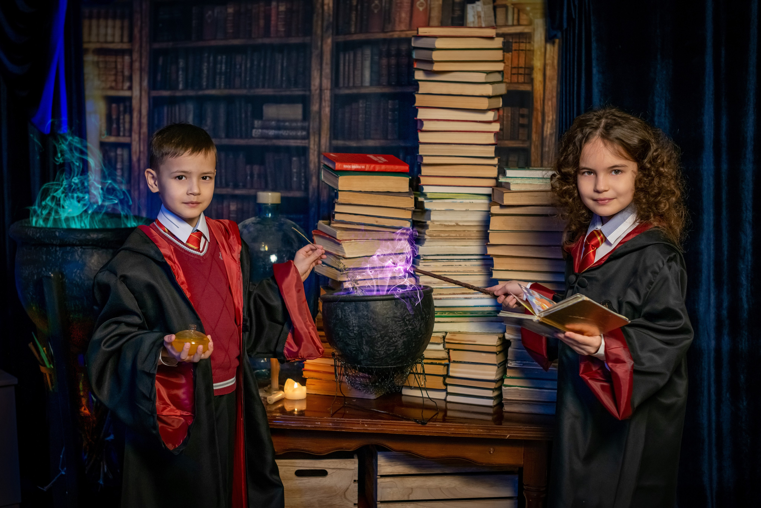 Хогвартс. Татьяна Гойда портретный и семейный фотограф Ленск. Выпускные альбомы