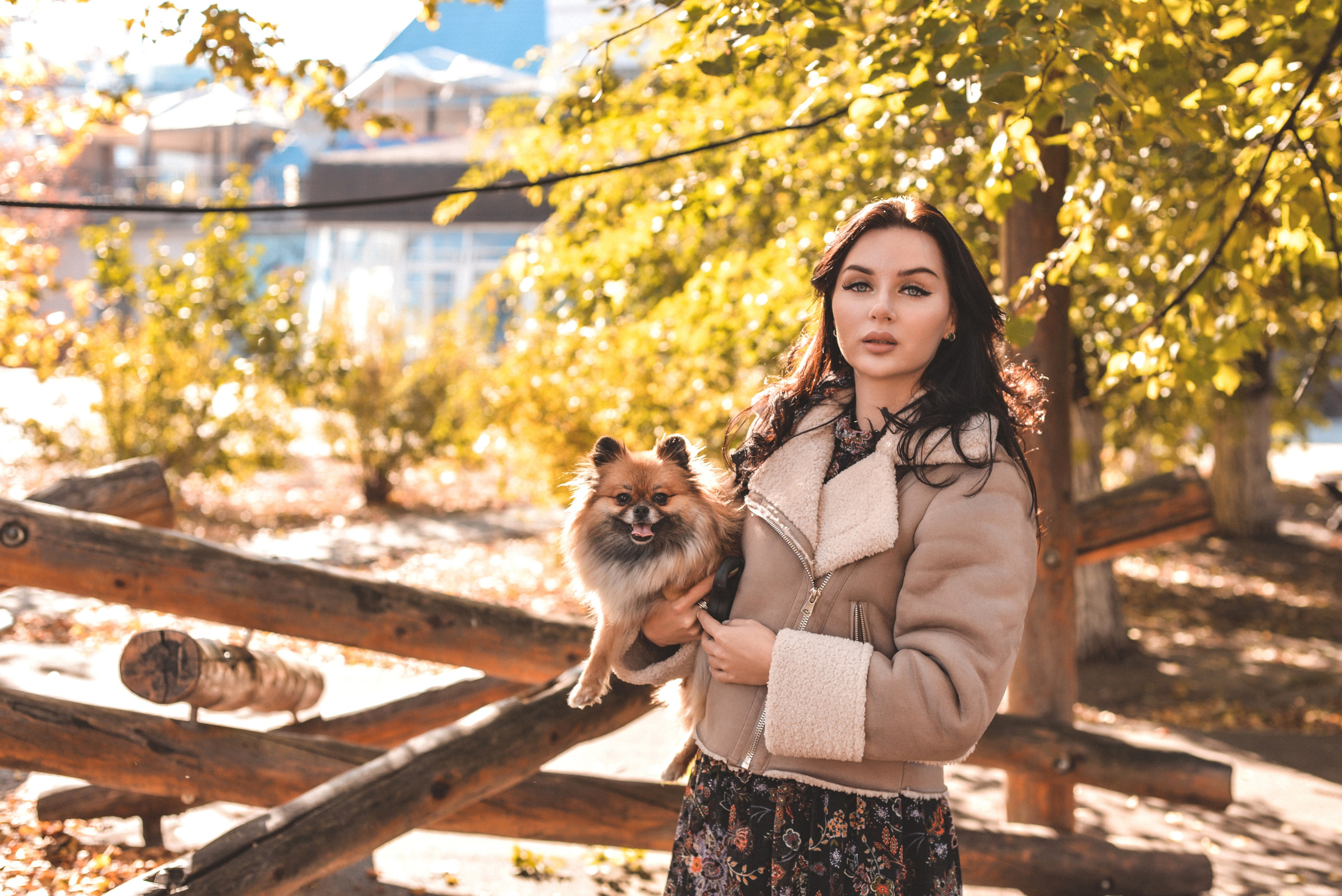 Алина с Кнопкой прогулка. Семейный и свадебный фотограф Галина Абакумова, фотосессии в Белгороде