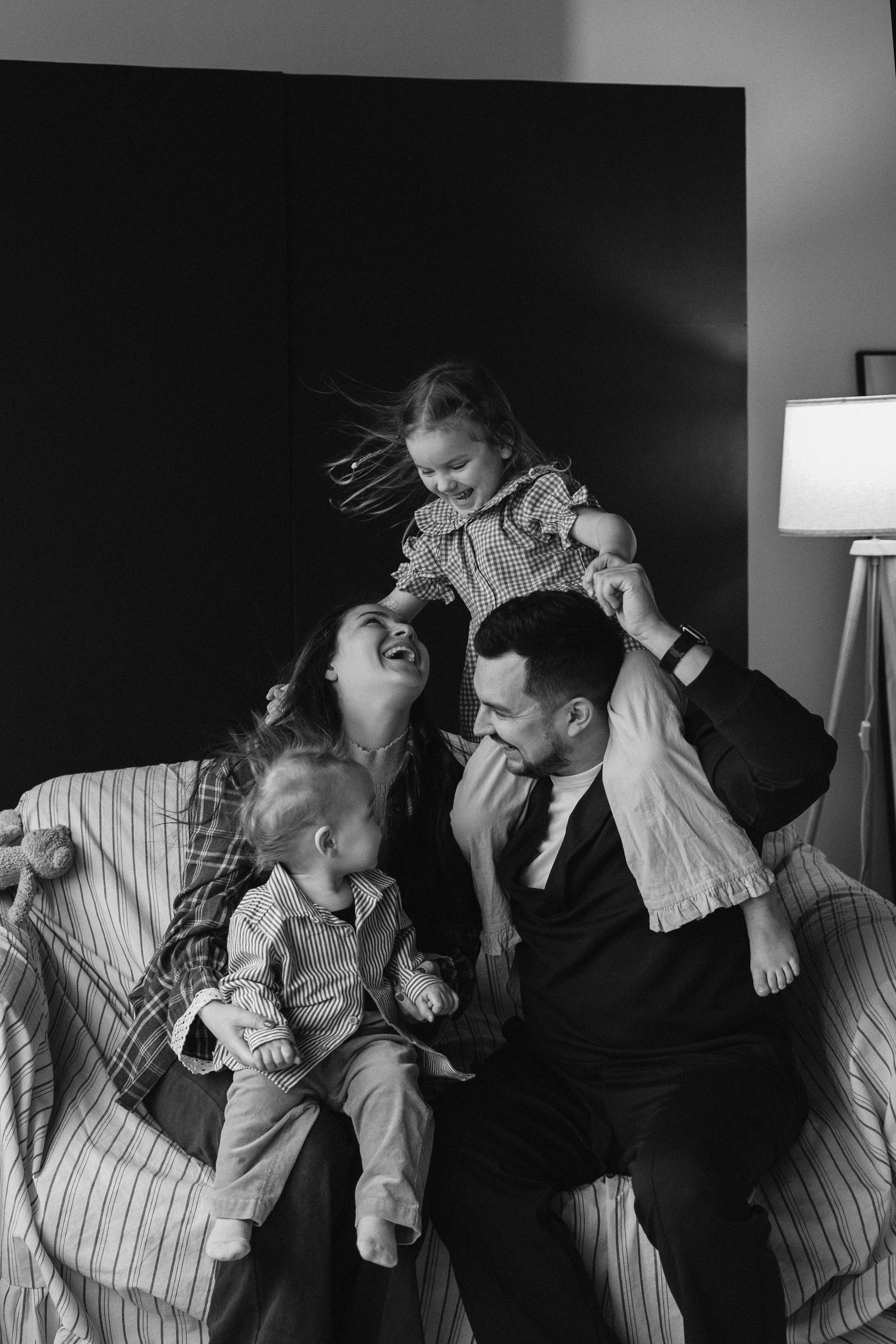Лера, Женя, Милана и Макар. Семейный фотограф в Москве Марина Петра