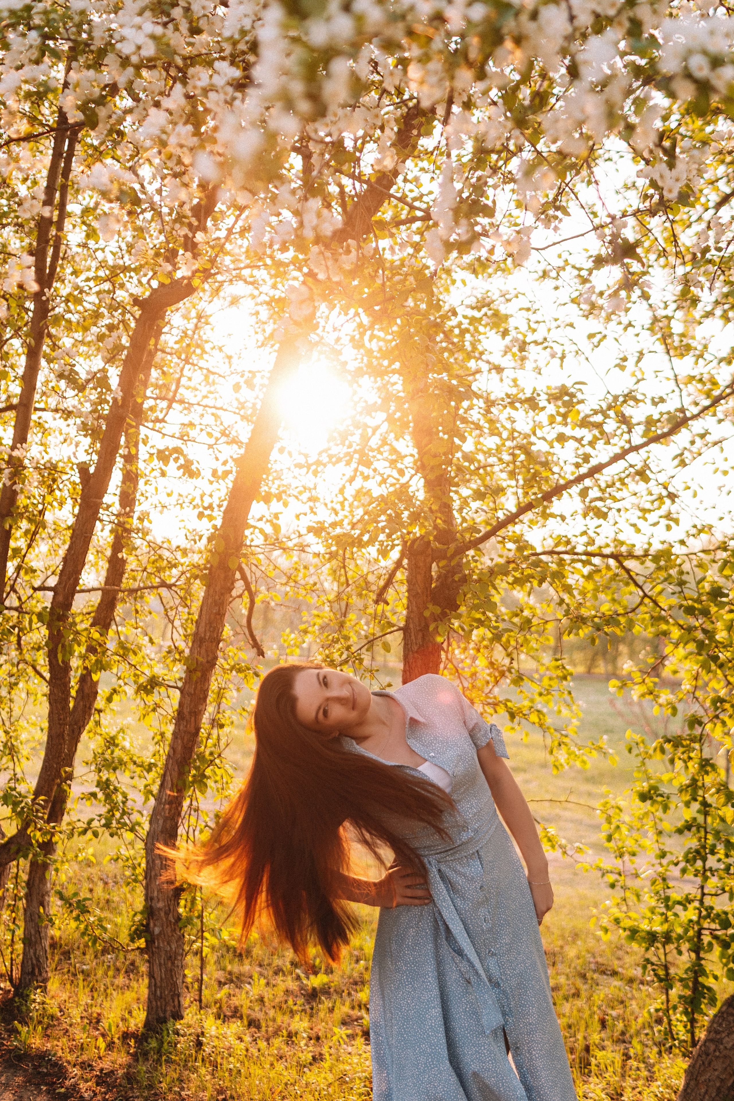 Яблони. Семейный фотограф Тюмень, фотограф на роды Салмина Мария
