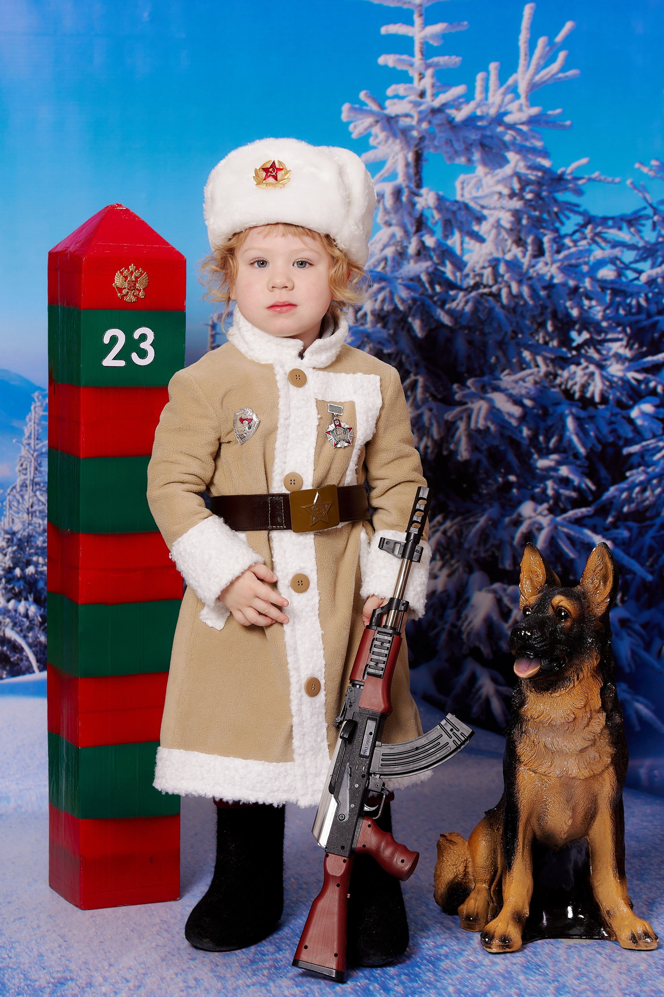 Пограничник. Детская выездная фотостудия