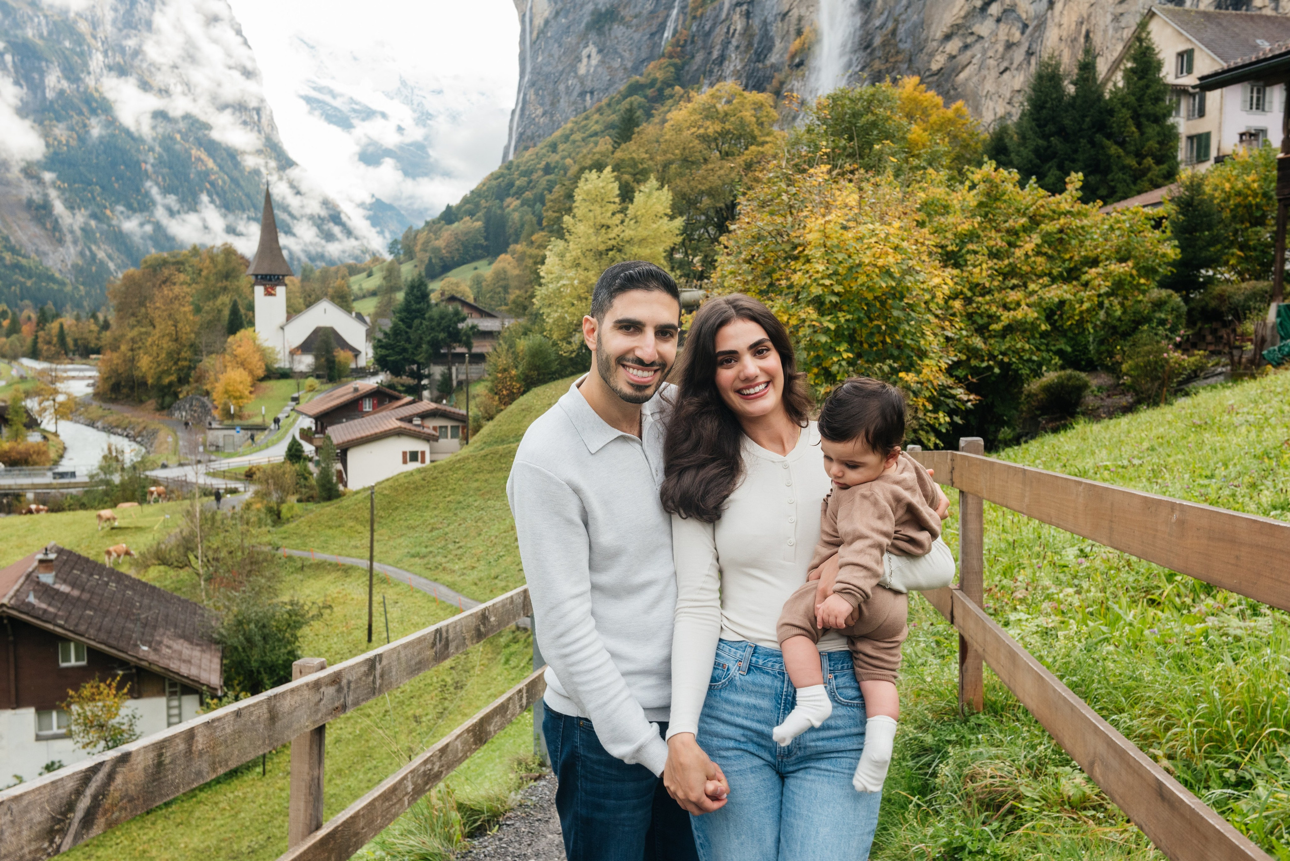 Ruby, Elie and Leo (Lauterbrunnen, Suisse). Photographe en Suisse et en Europe Anna Alekseenko