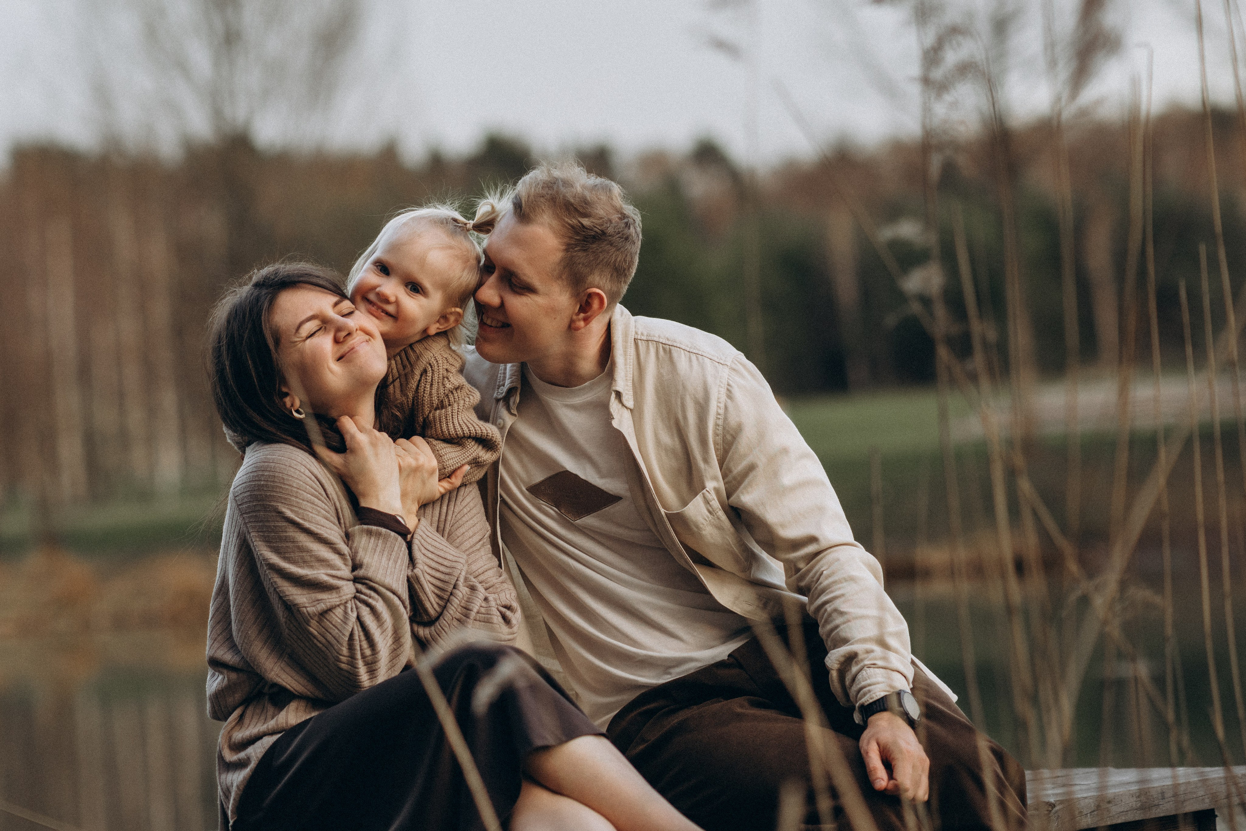 Стеша и её родители. Семейный и детский фотограф Москва Дарья Бугра