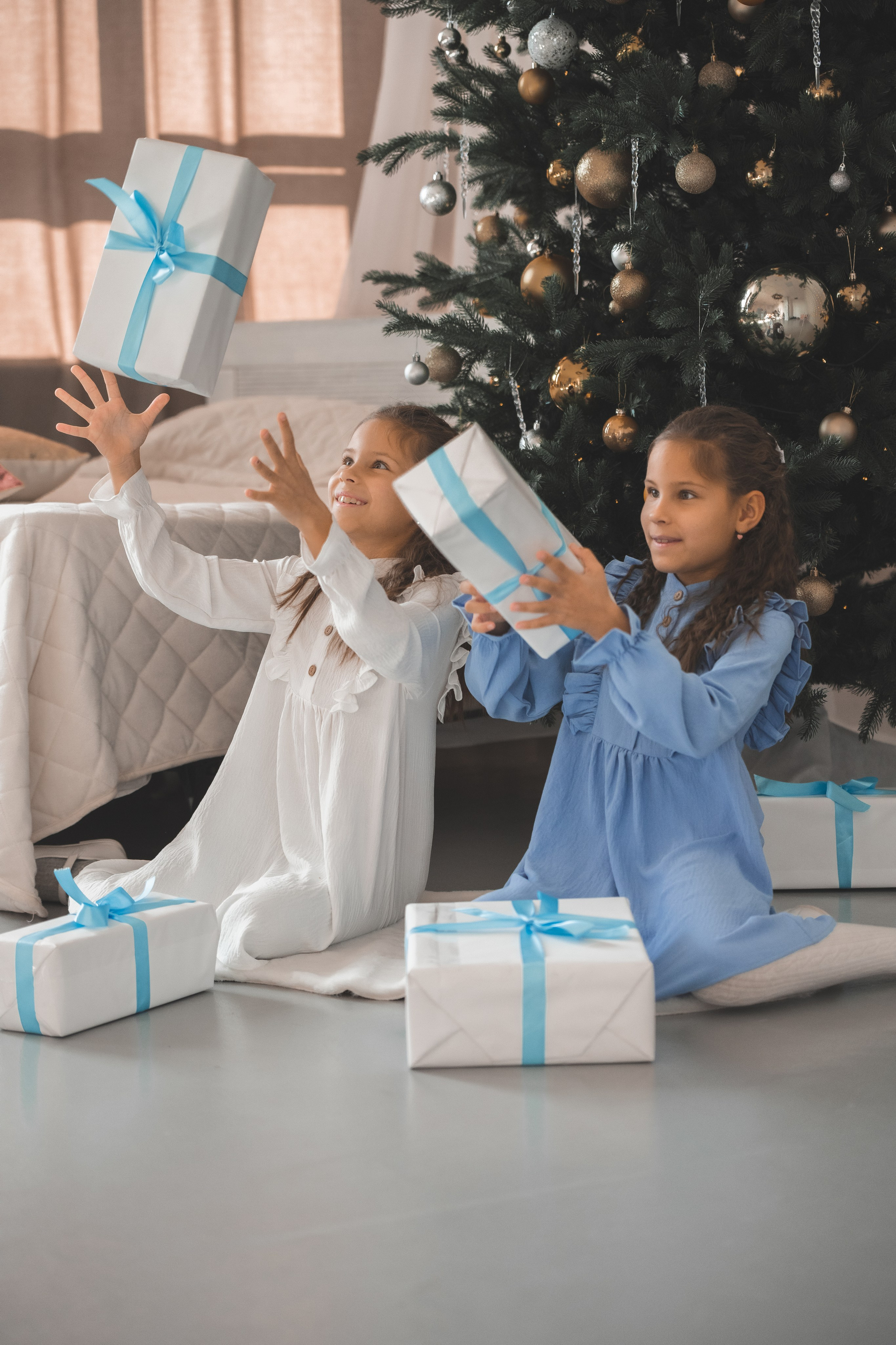 Новогоднее Близняшки. Фотограф г. Хабаровск