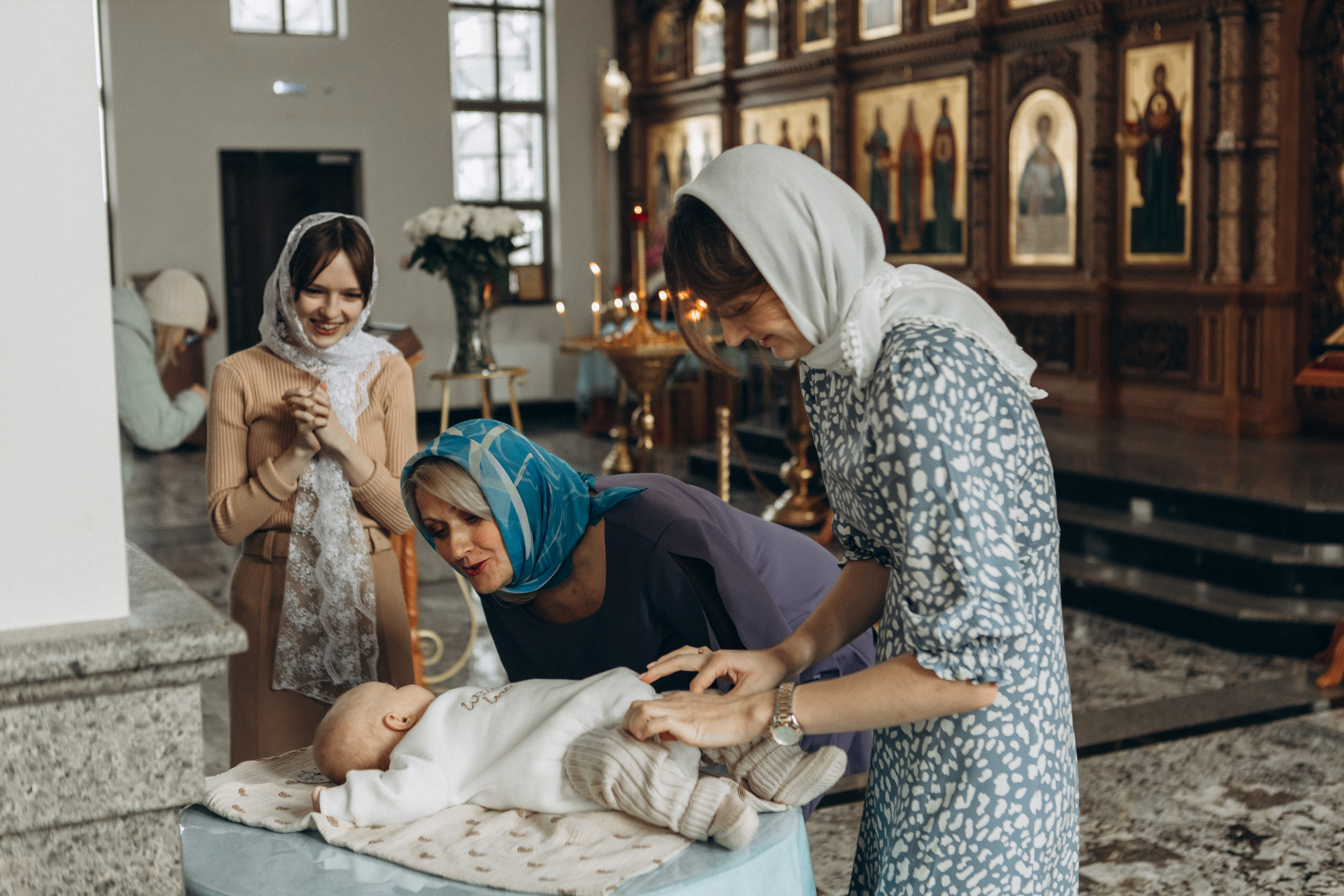 Крещение Дмитрия. Семейный фотограф в Краснодаре Виктория Кокоулина