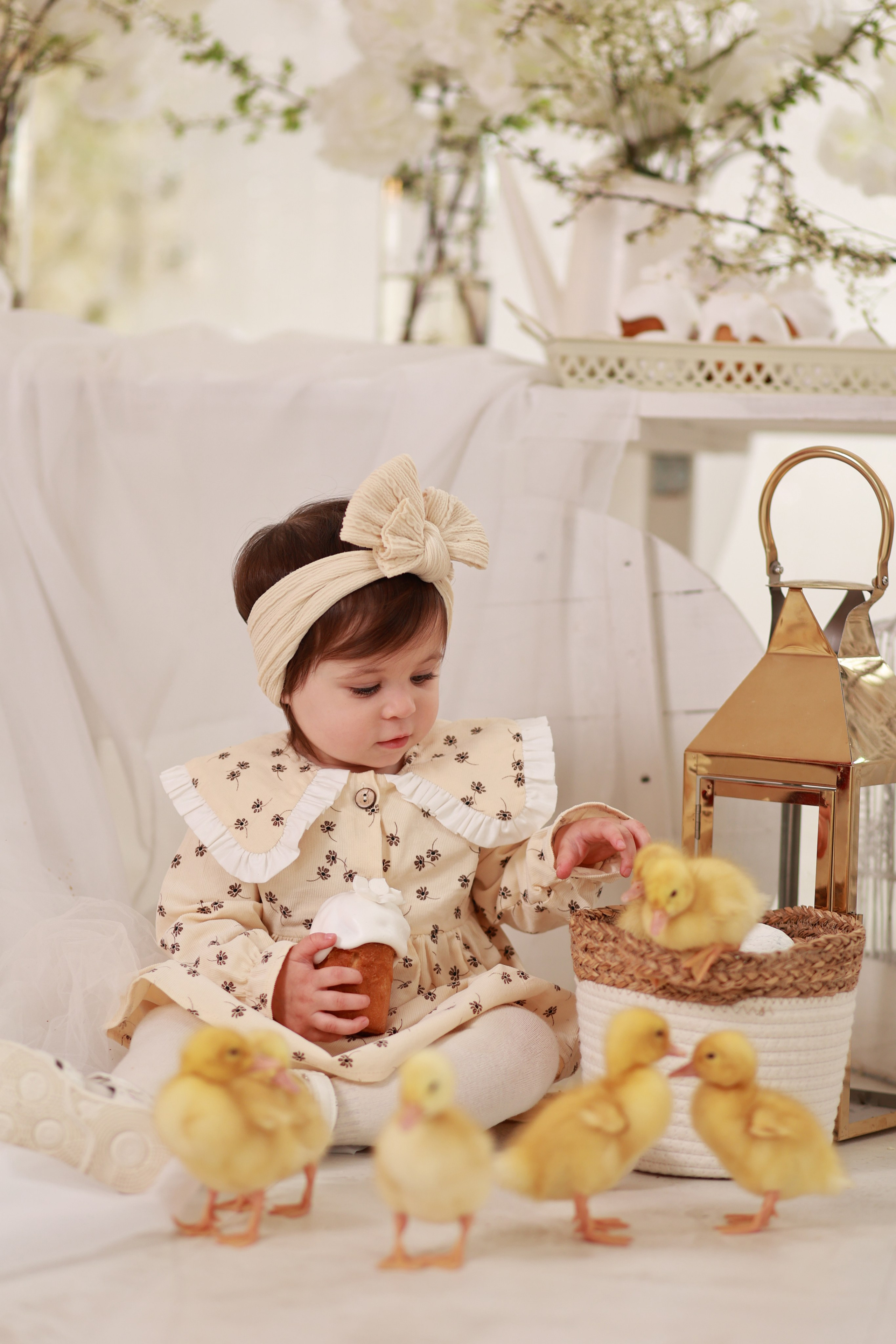 «Светлая Пасха» с утятами. Детский семейный фотограф Краснодар