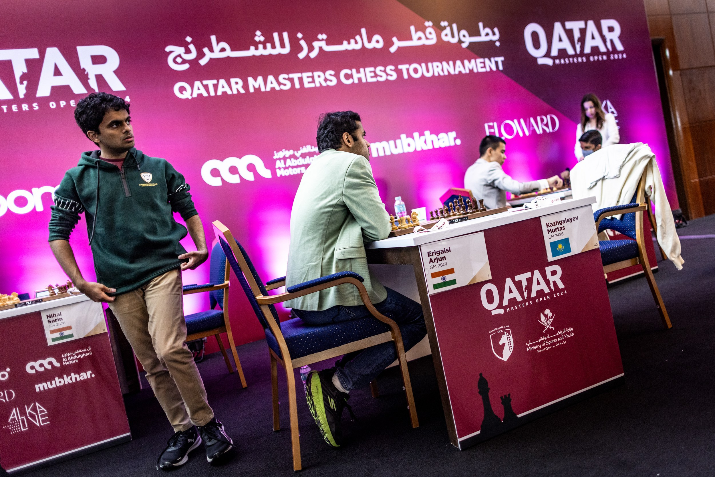 2024.12.04 Qatar Masters Open 2024 — Round2. Фотограф Анна Штурман (репортажная съёмка любых событий и мероприятий) Anna Shtourman photographer