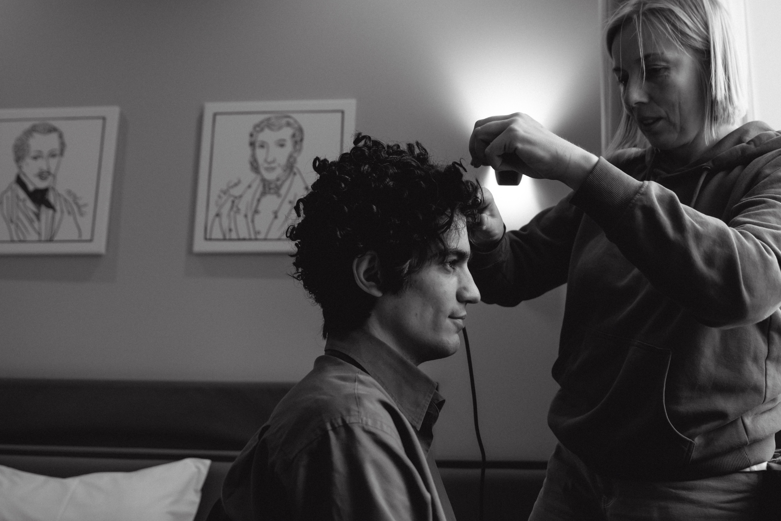 Пушкин в отеле «Оболенский». Съёмка ролика для конкурса. Портретный фотограф в Санкт-Петербурге Дмитриева Наталия