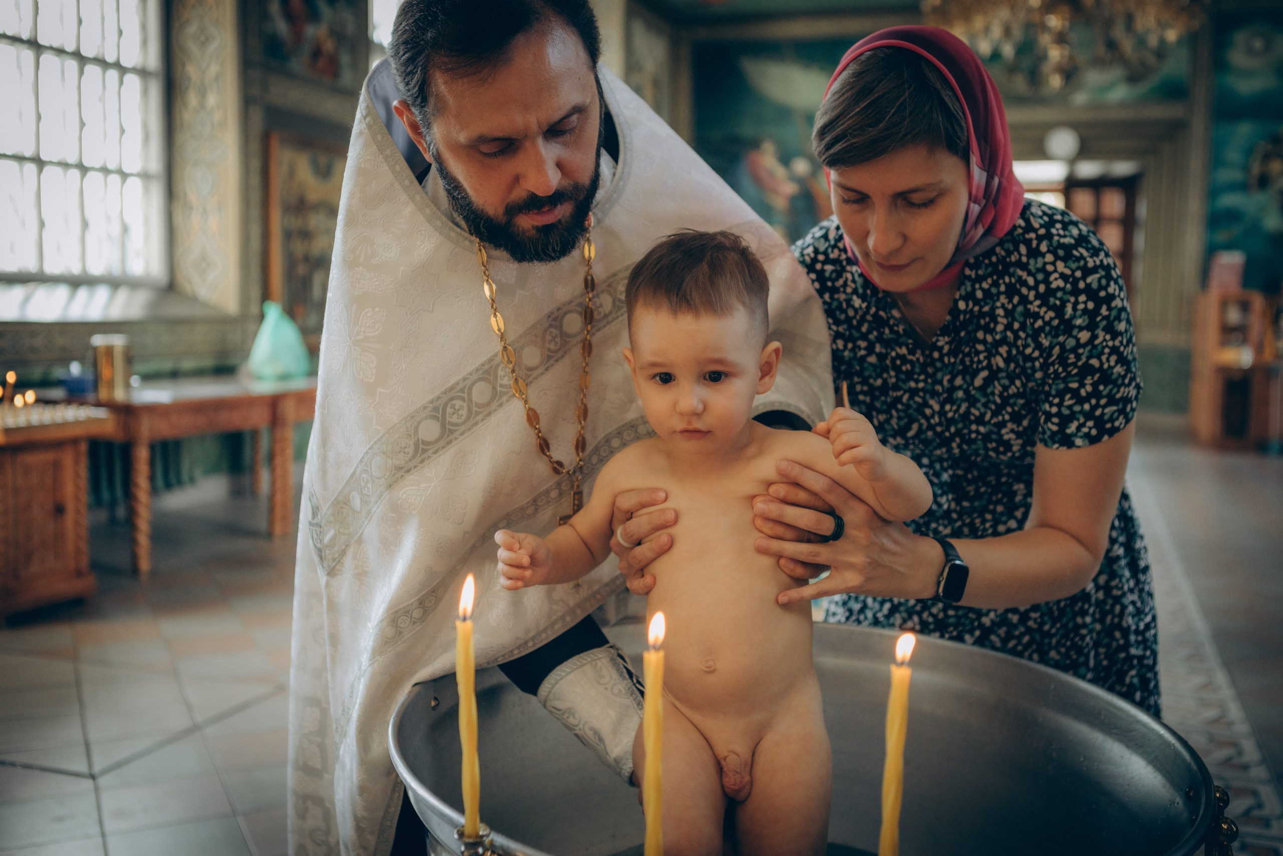 Крещение Николая и Даниила. Семейный фотограф и фотограф на роды в Ростове-на-Дону Мухина Виктория